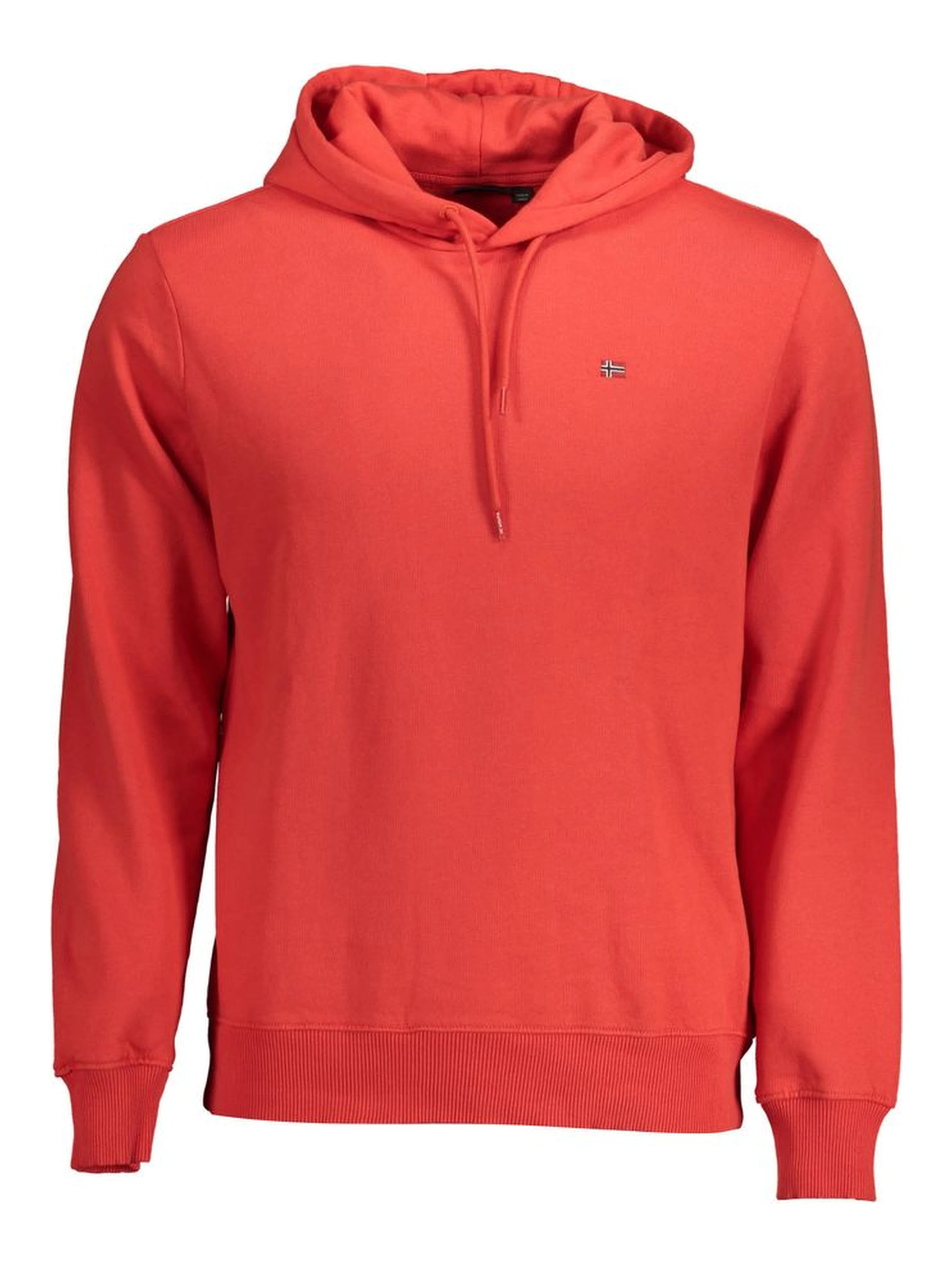 Red Cotton Men Sweater