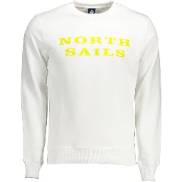 White Cotton Men Sweater