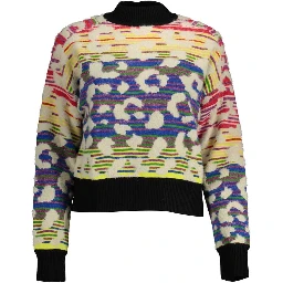 Blue Polyester Sweater