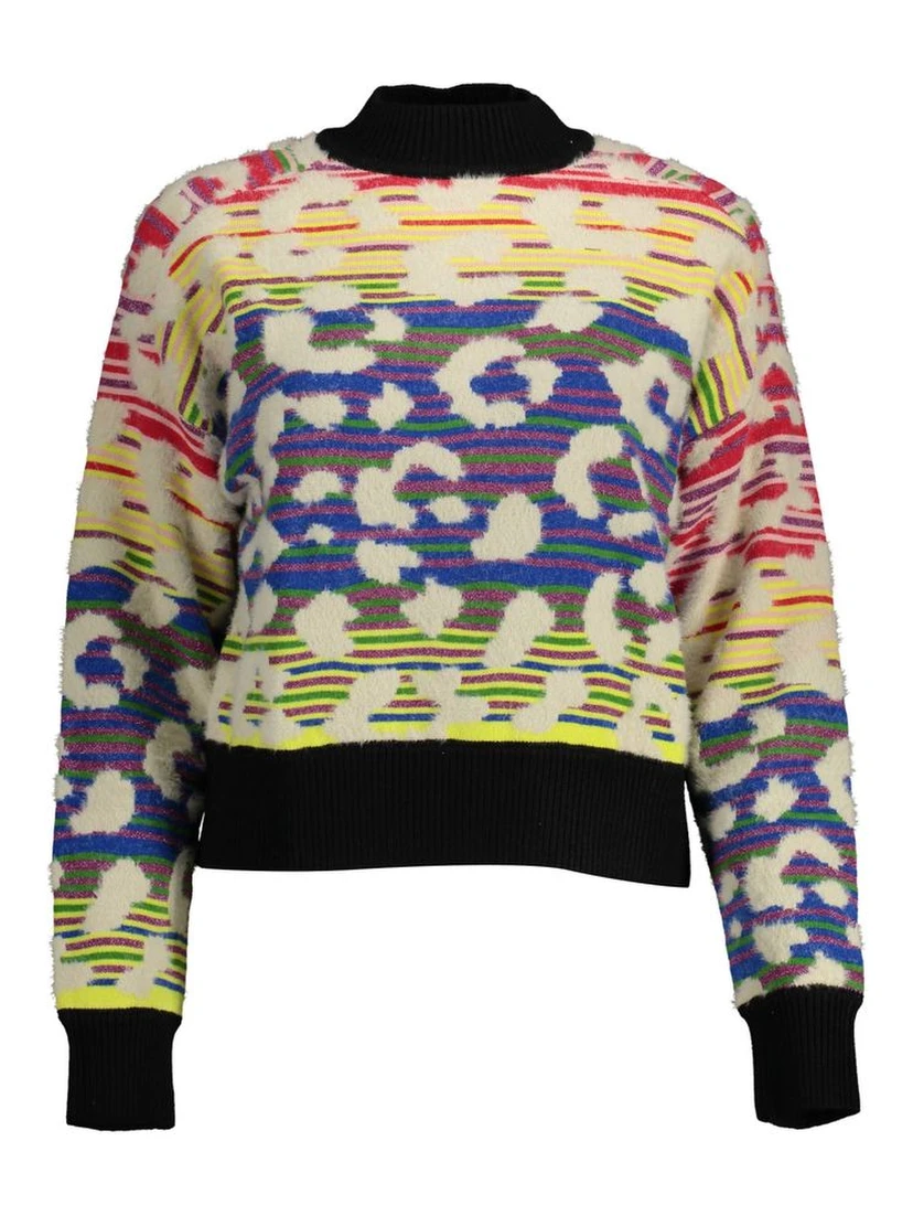 Blue Polyester Sweater