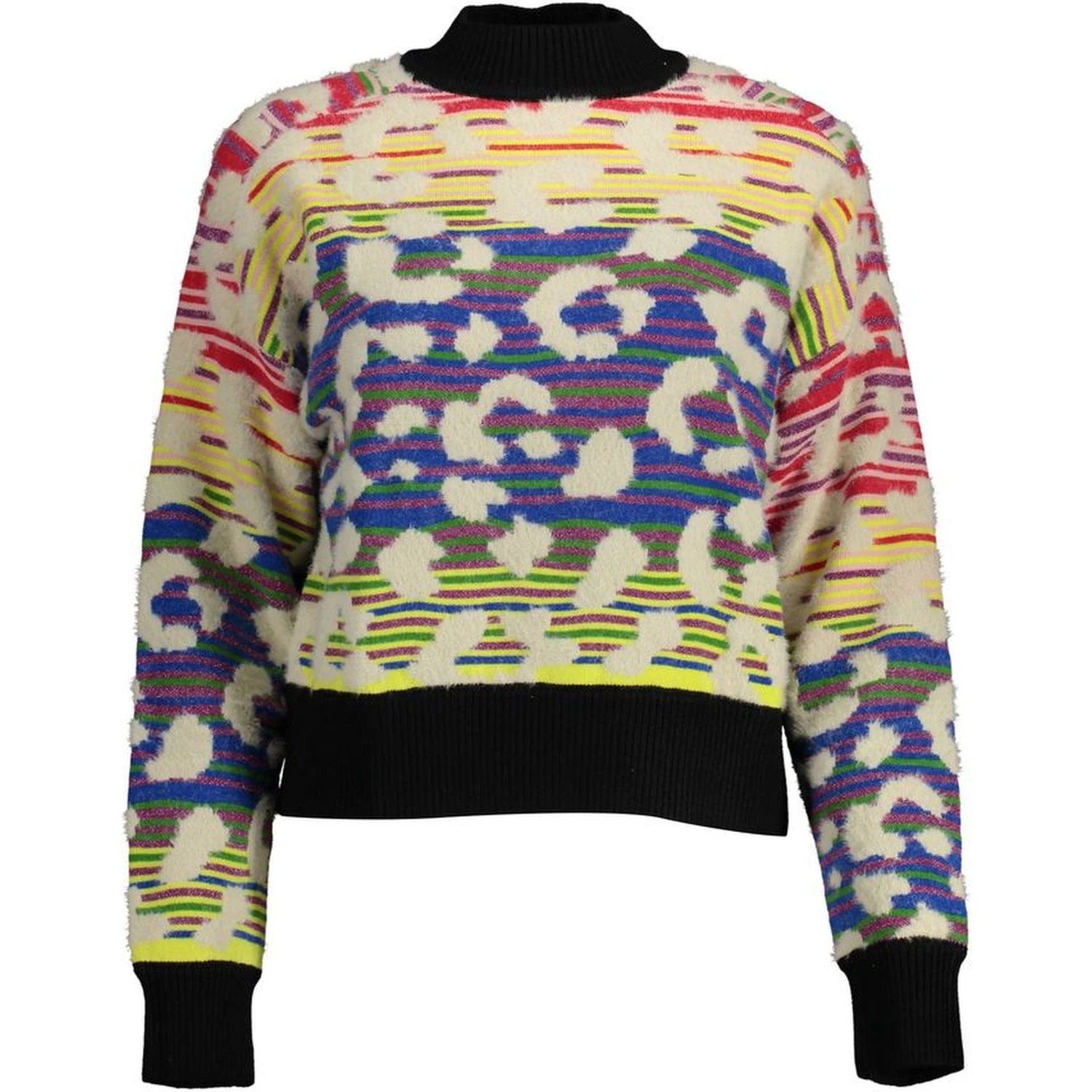Blue Polyester Sweater