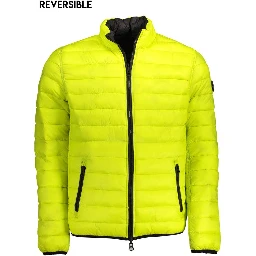 Yellow Nylon Jackets & Coat