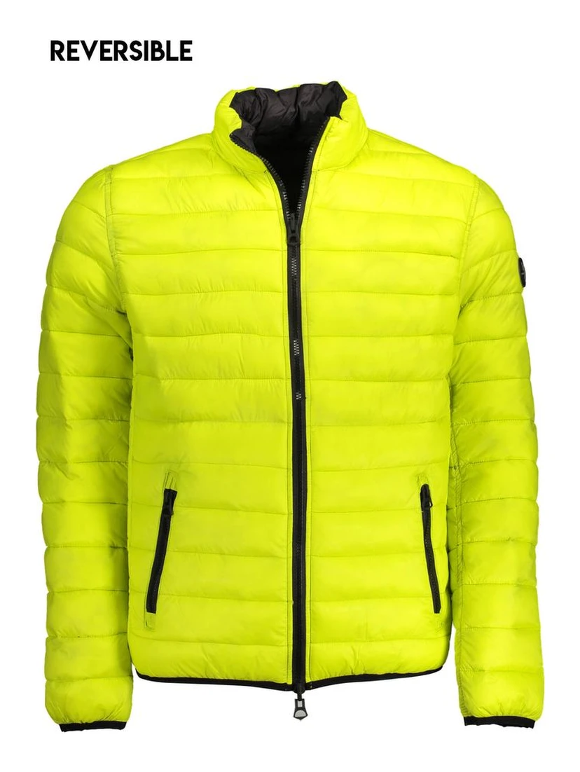Yellow Nylon Jackets & Coat