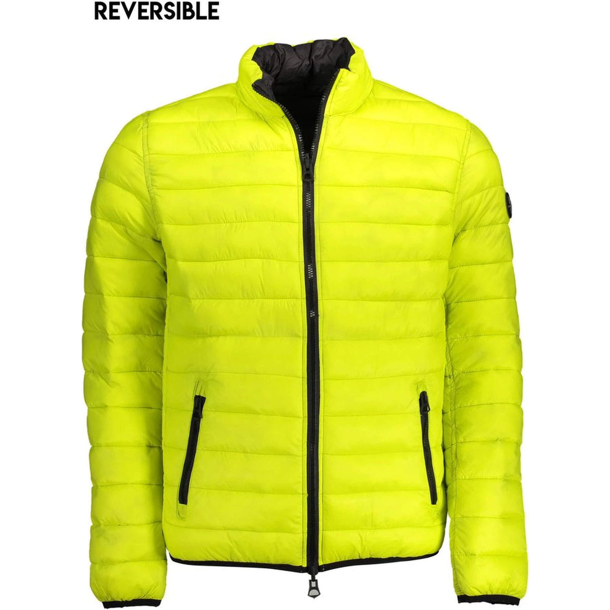 Yellow Nylon Jackets & Coat
