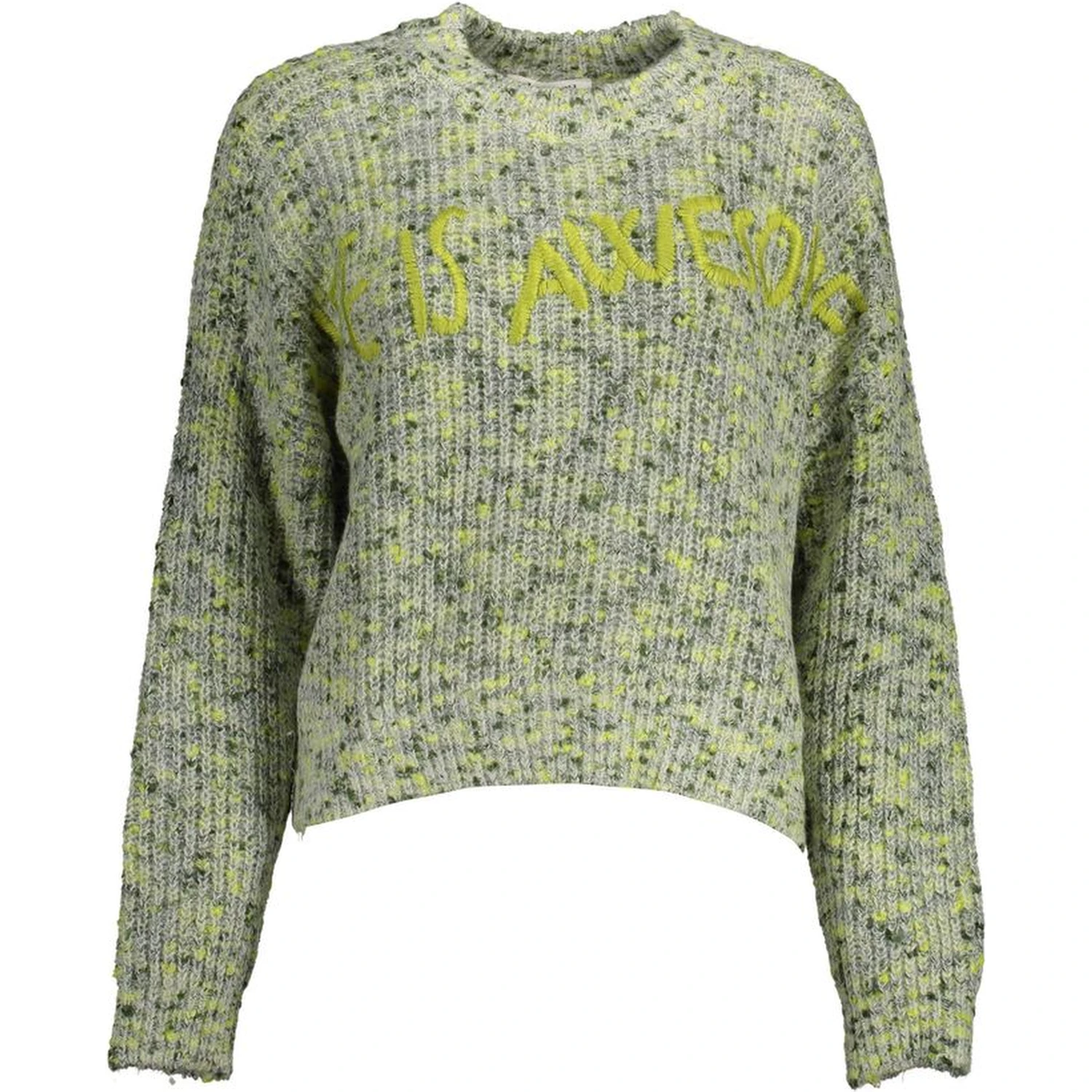 Green Polyester Sweater