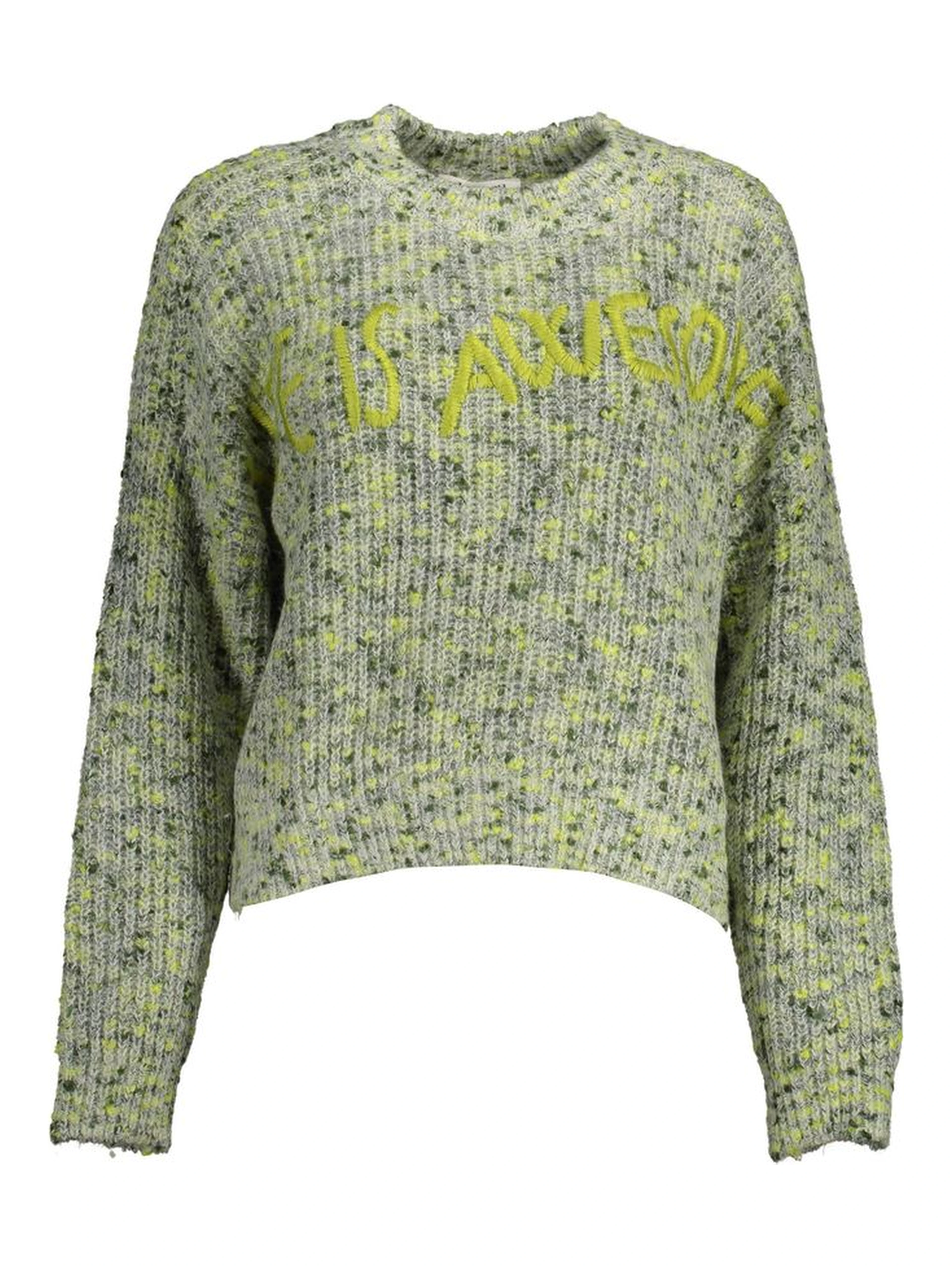 Green Polyester Sweater