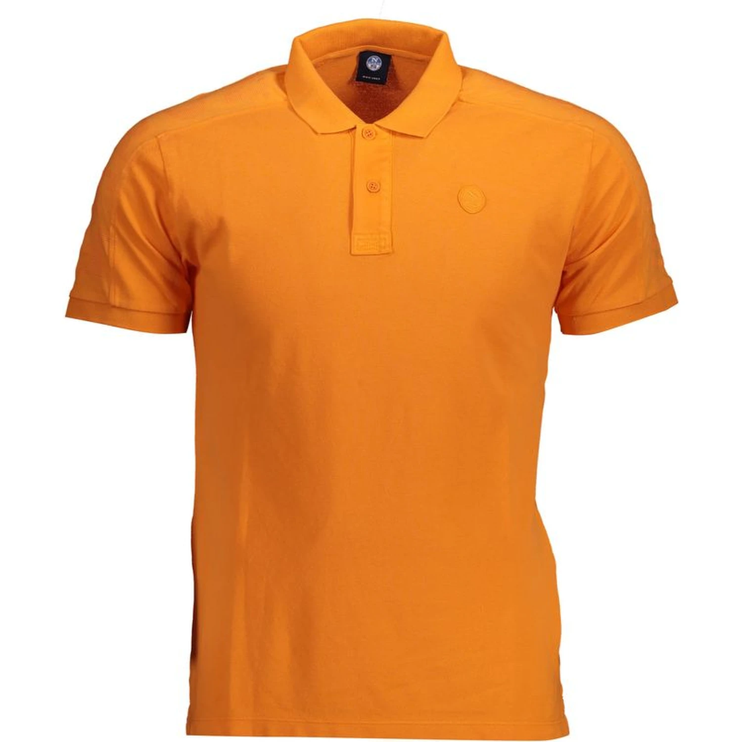 Orange Cotton Polo Shirt