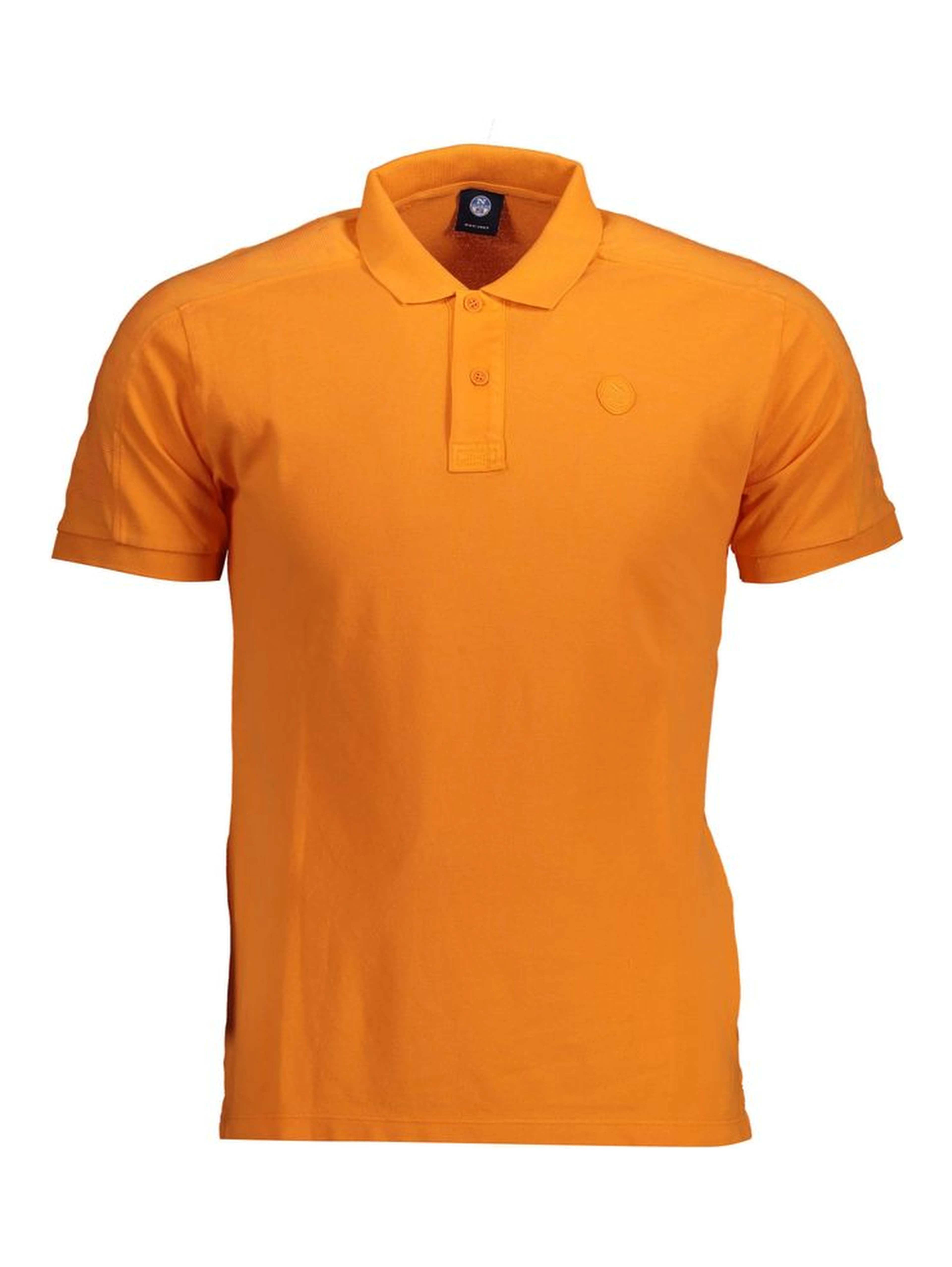 Orange Cotton Polo Shirt