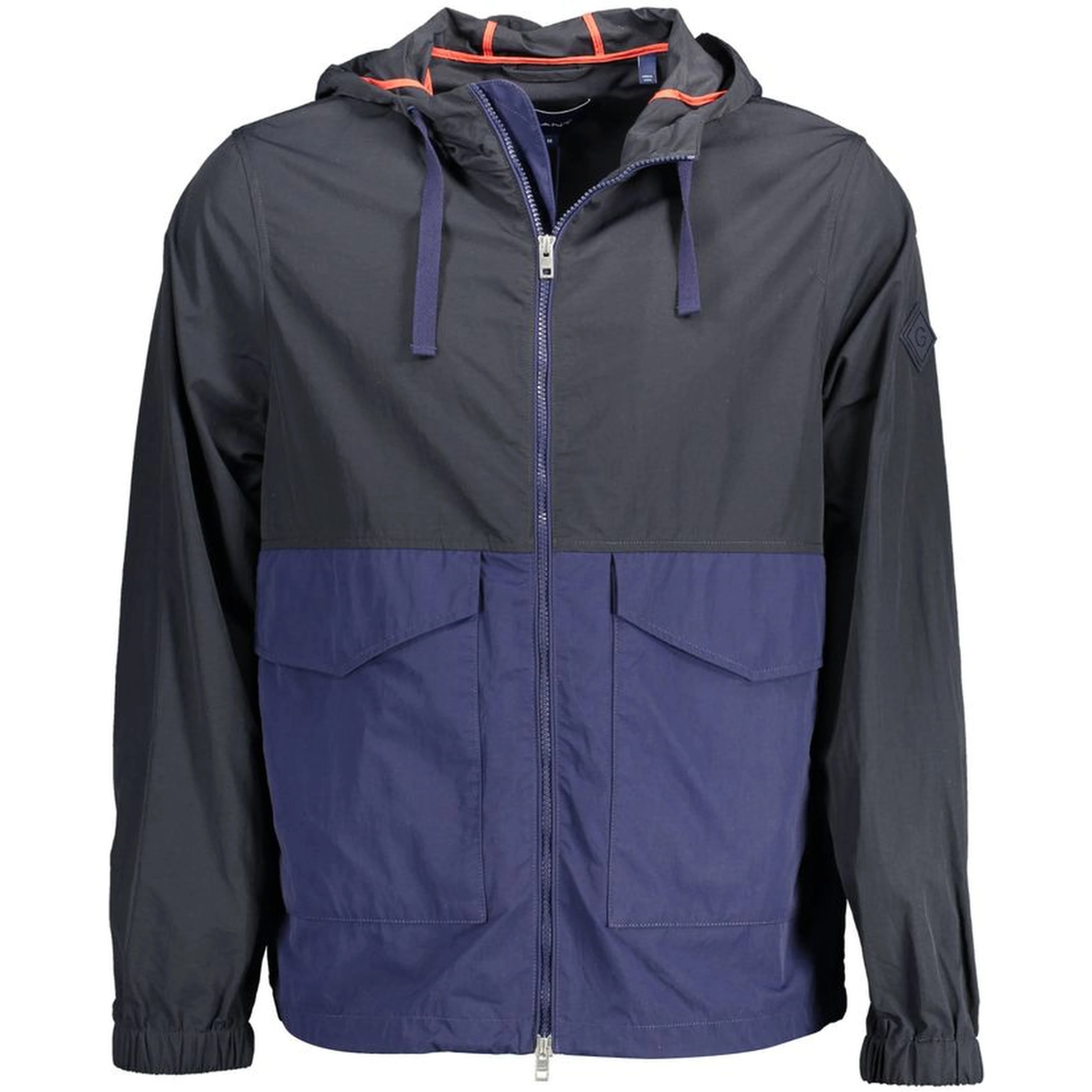 Blue Polyamide Men Jacket