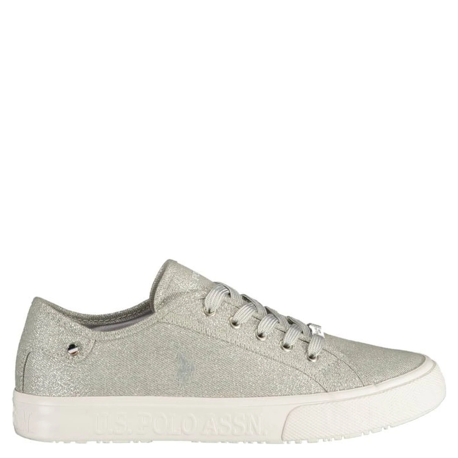 Gray Polyester Sneaker