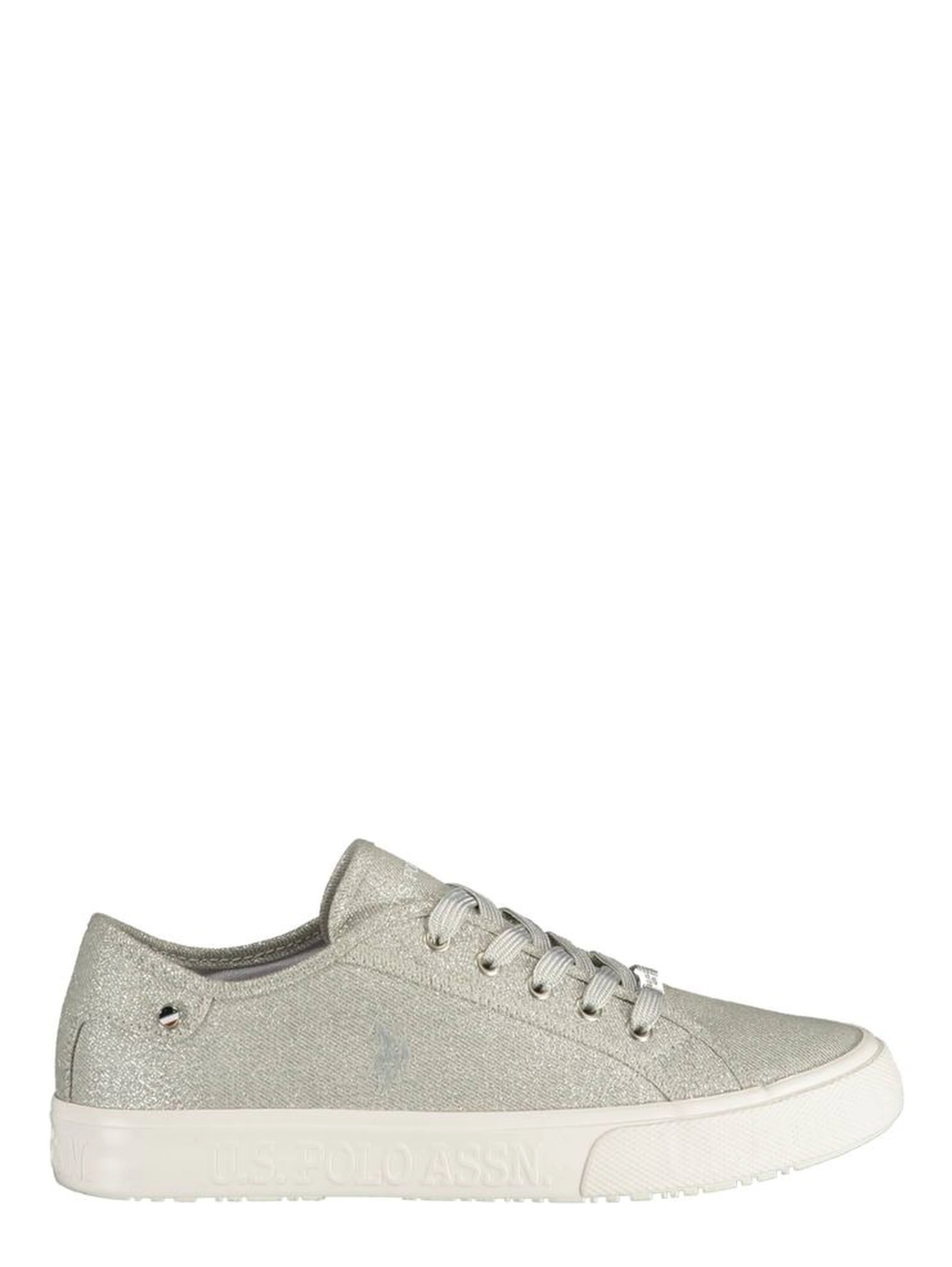 Gray Polyester Sneaker