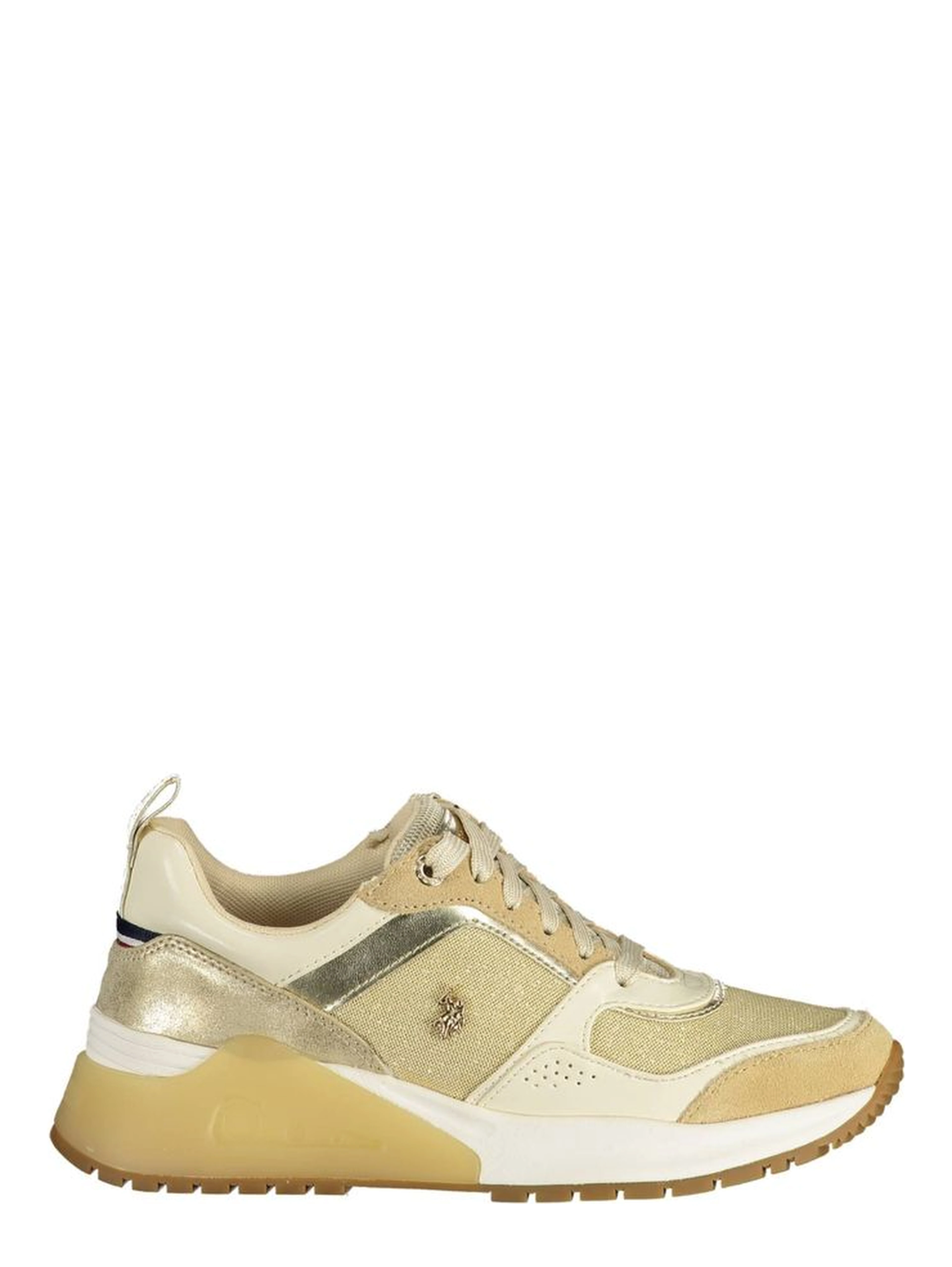Gold Polyester Sneaker