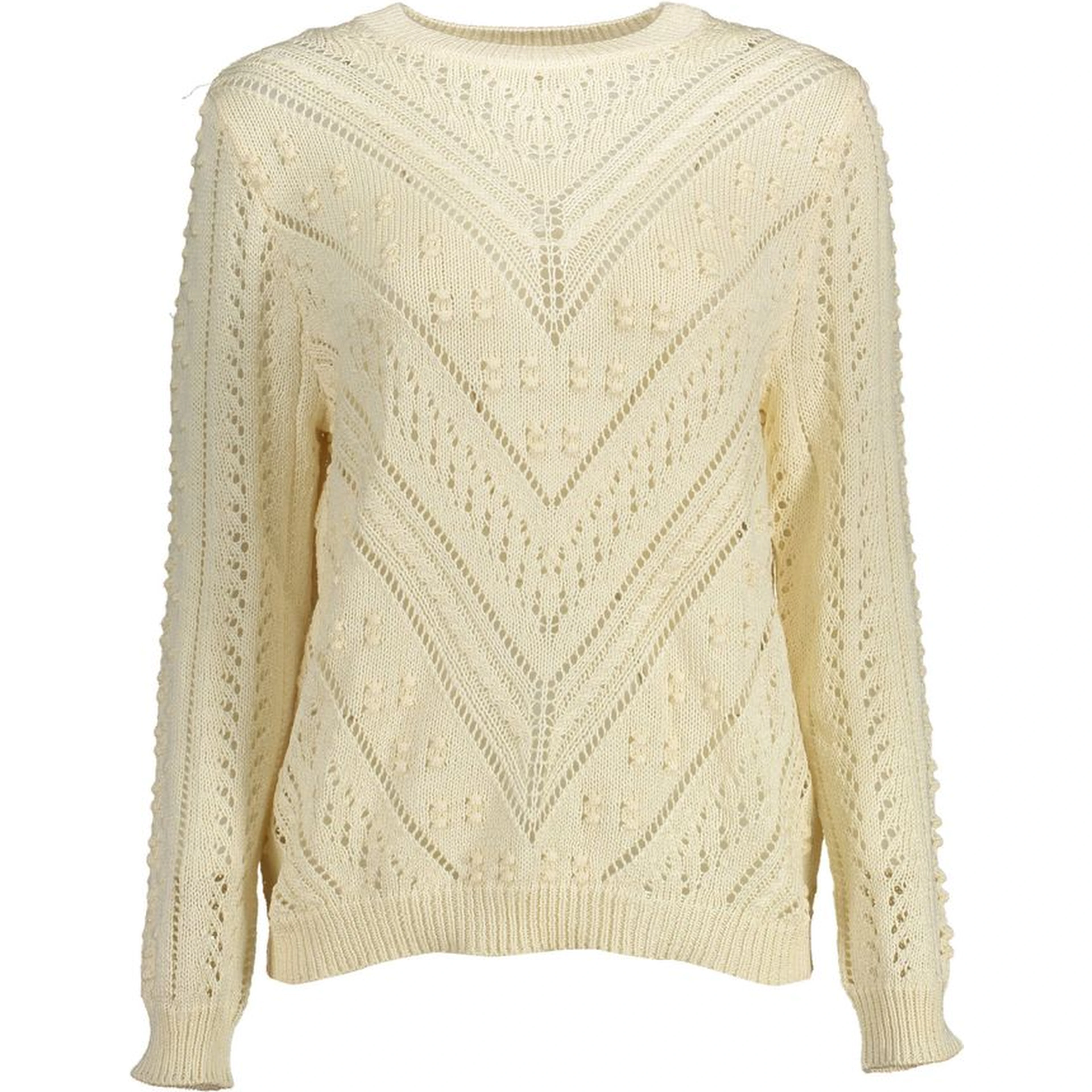 White Polyester Sweater