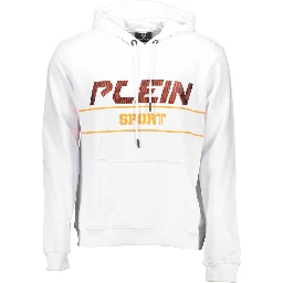 White Cotton Mens Sweatshirt