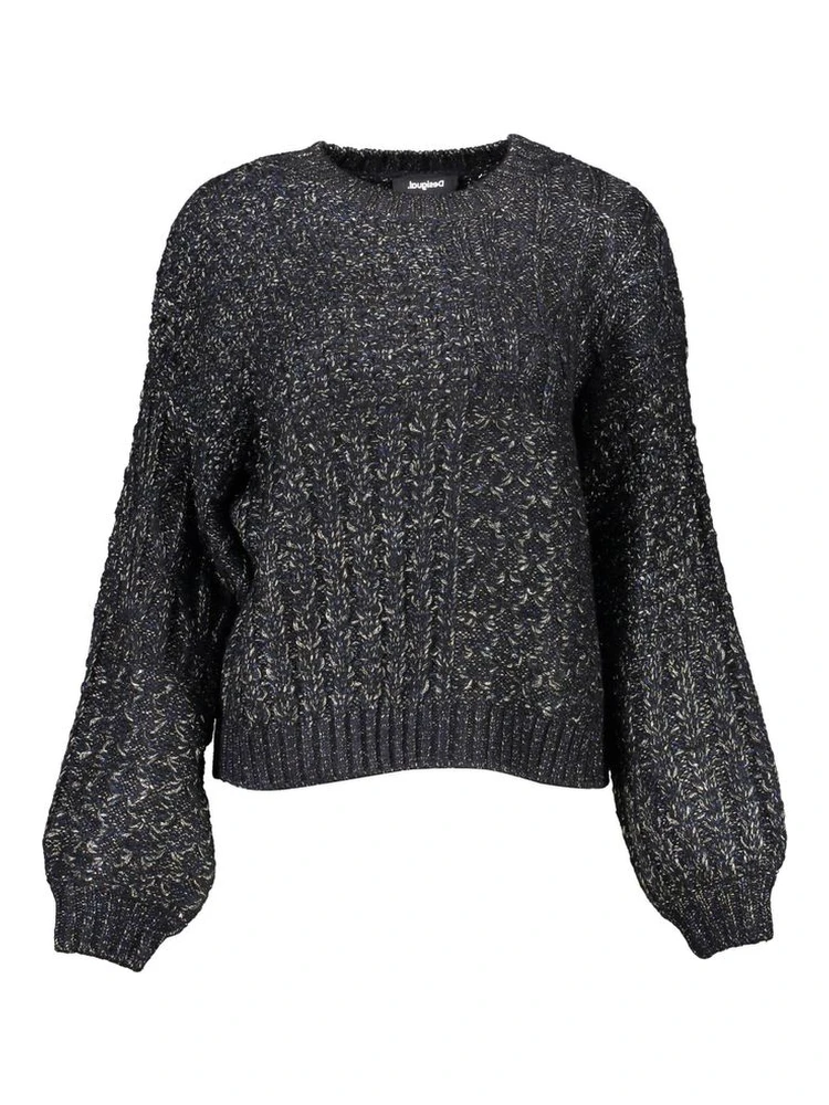 Black Polyester Sweater