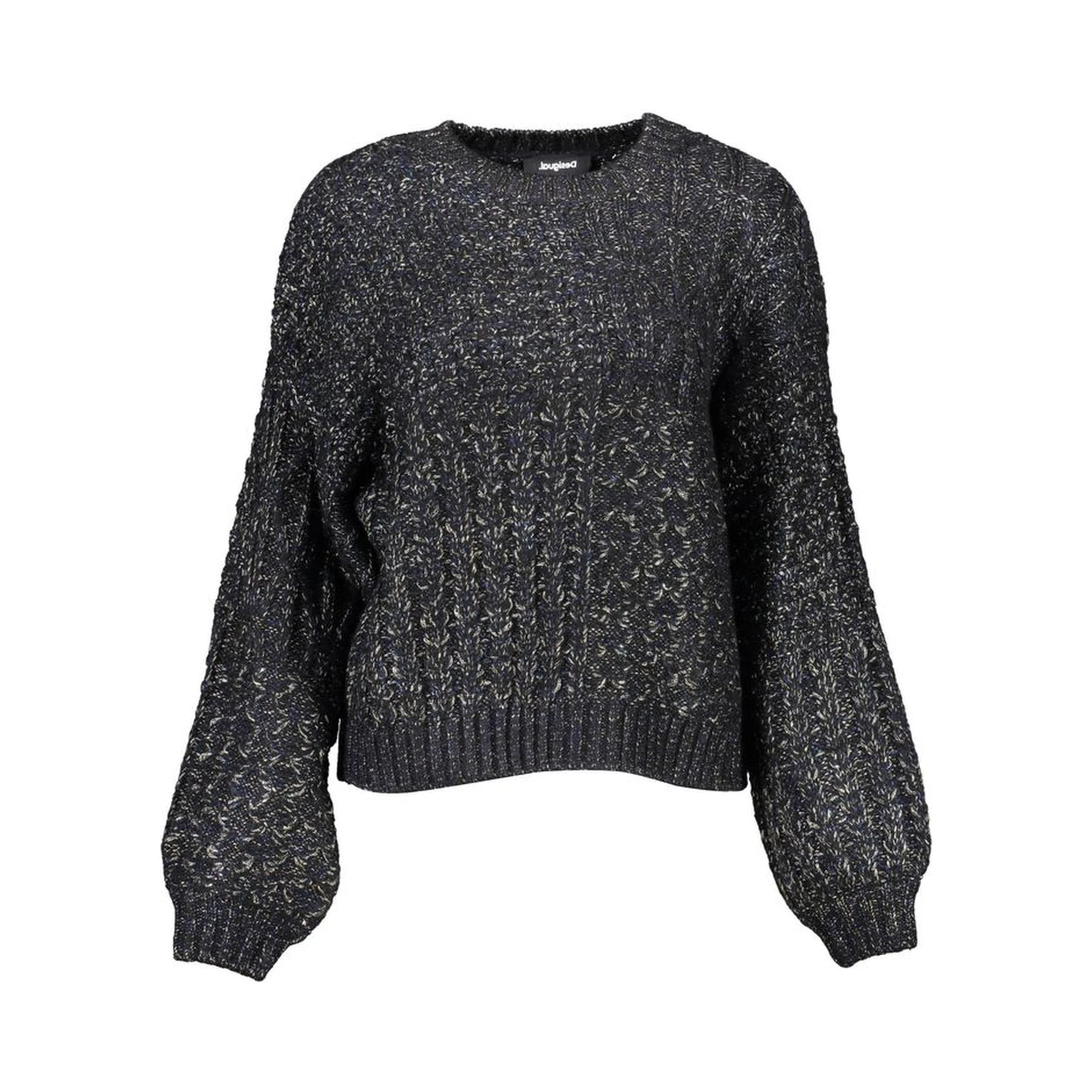 Black Polyester Sweater