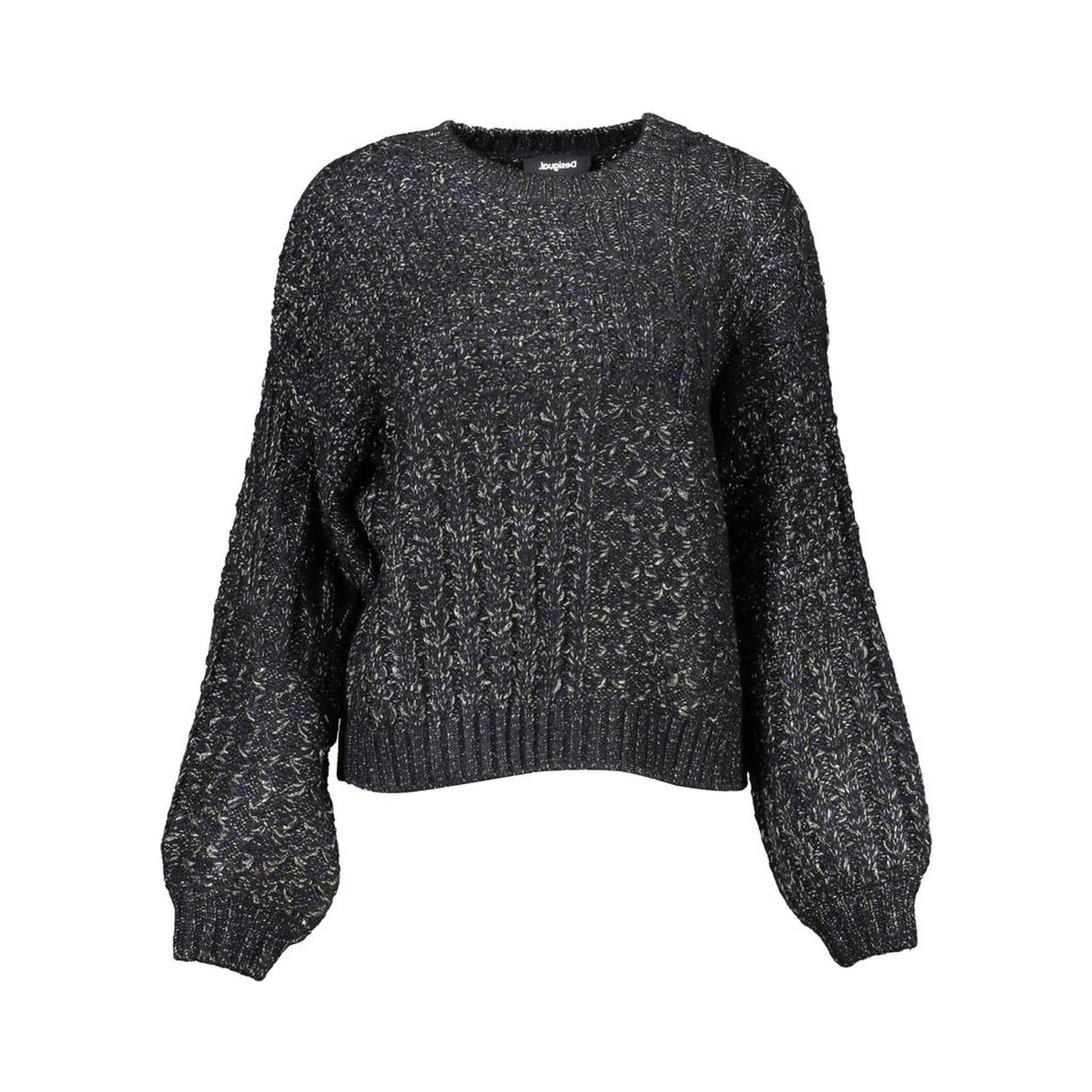 Black Polyester Sweater