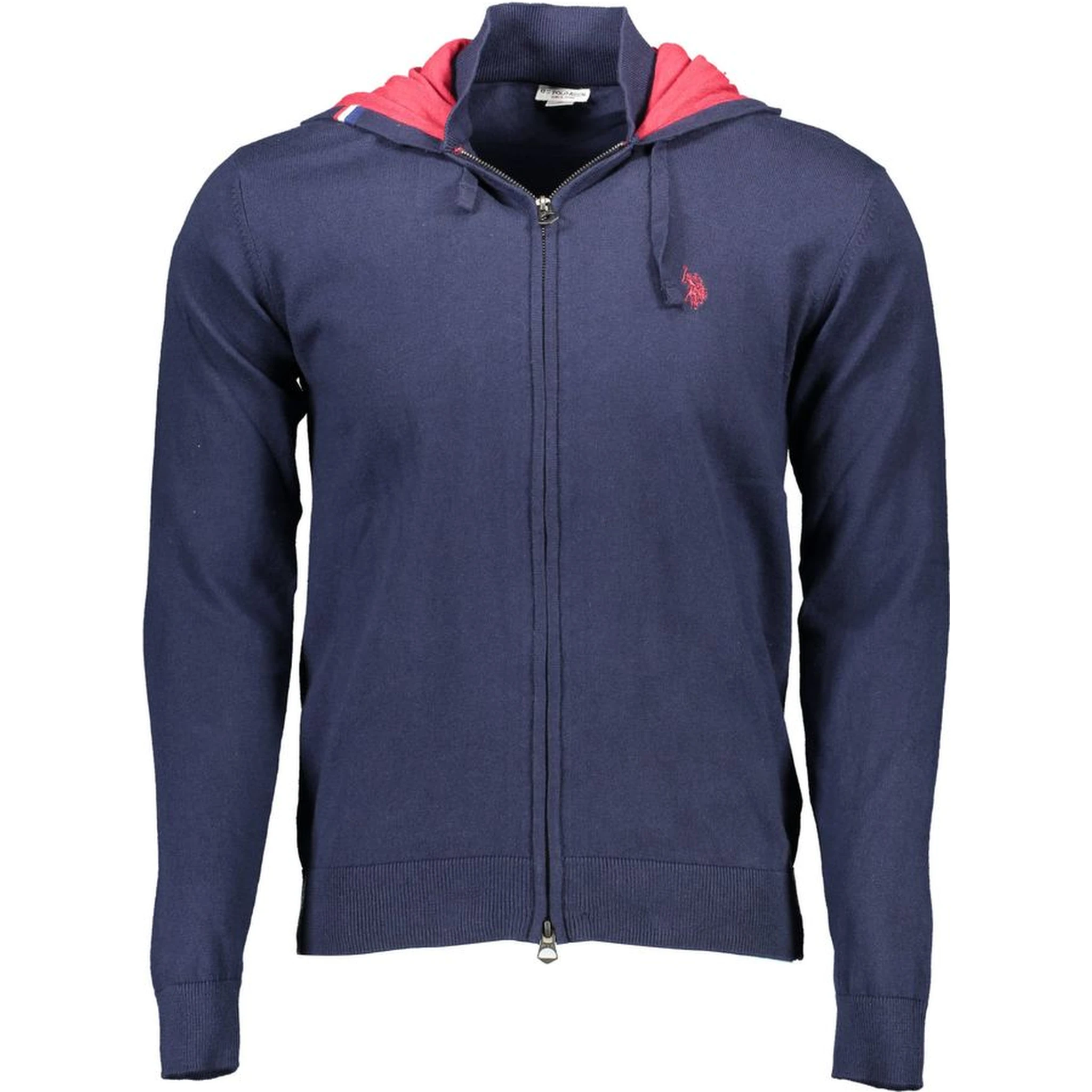 Blue Cotton Men Cardigan