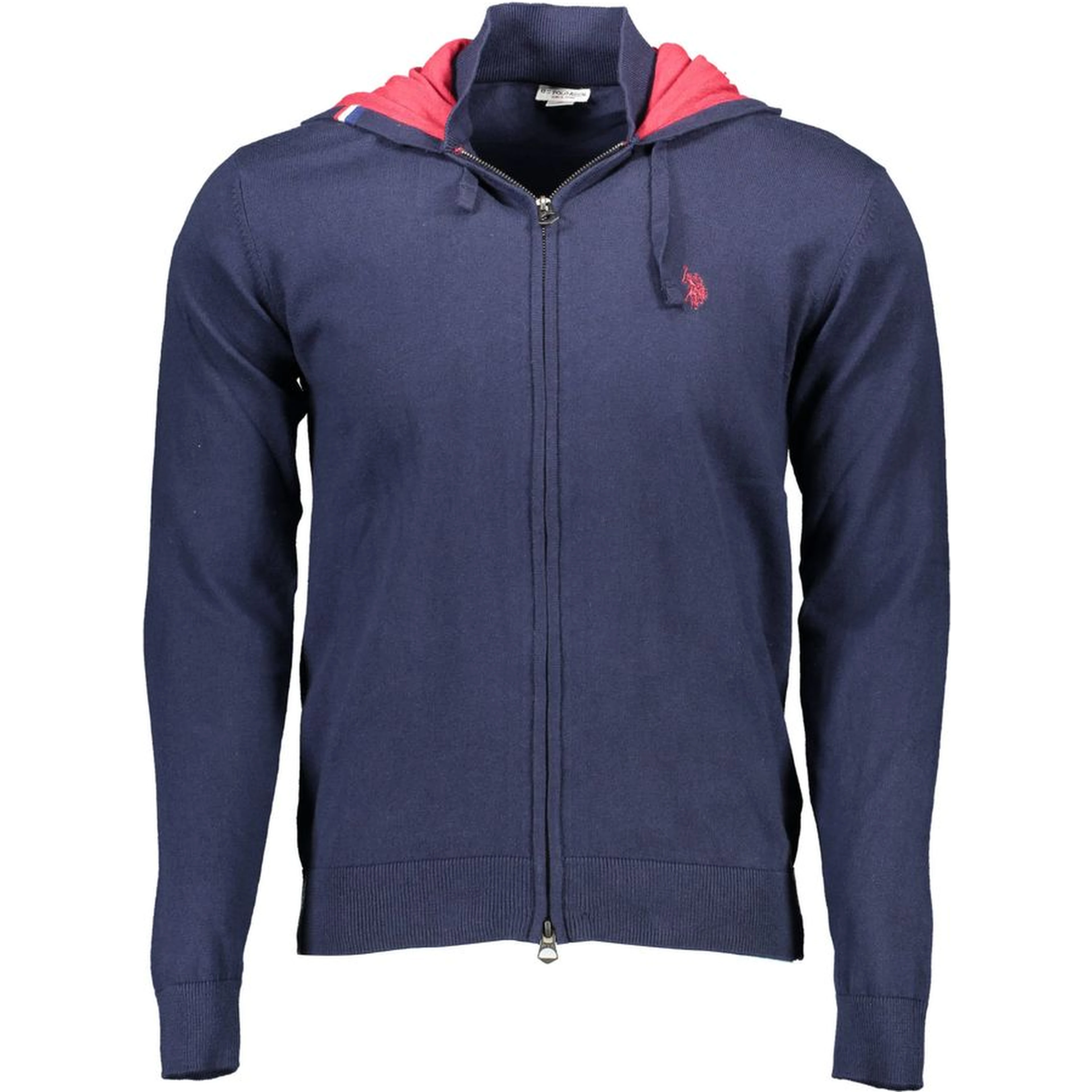 Blue Cotton Men Cardigan