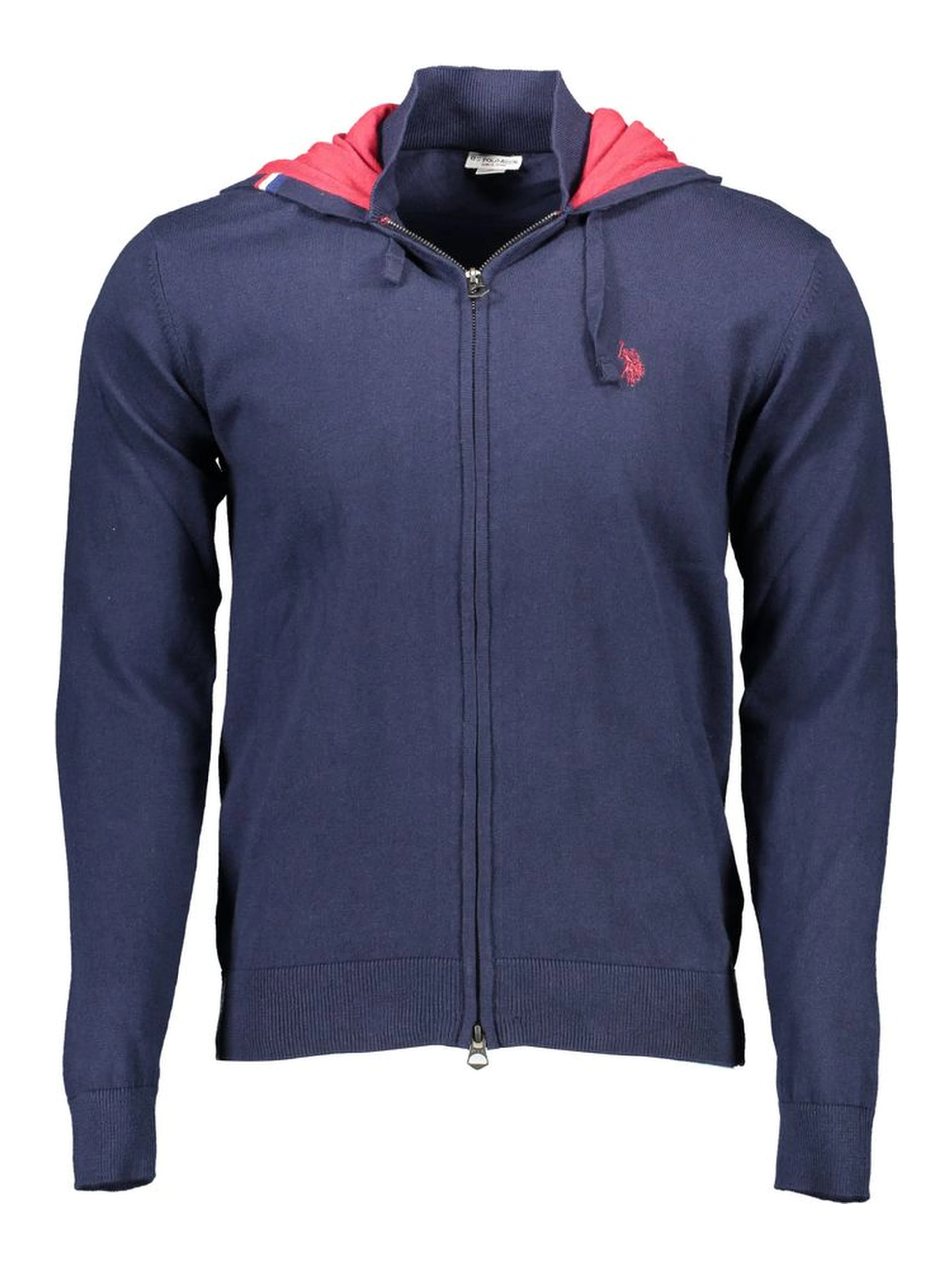 Blue Cotton Men Cardigan