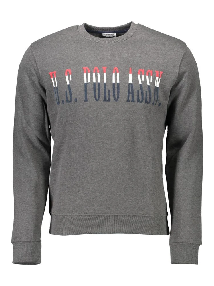 Gray Cotton Men Sweater
