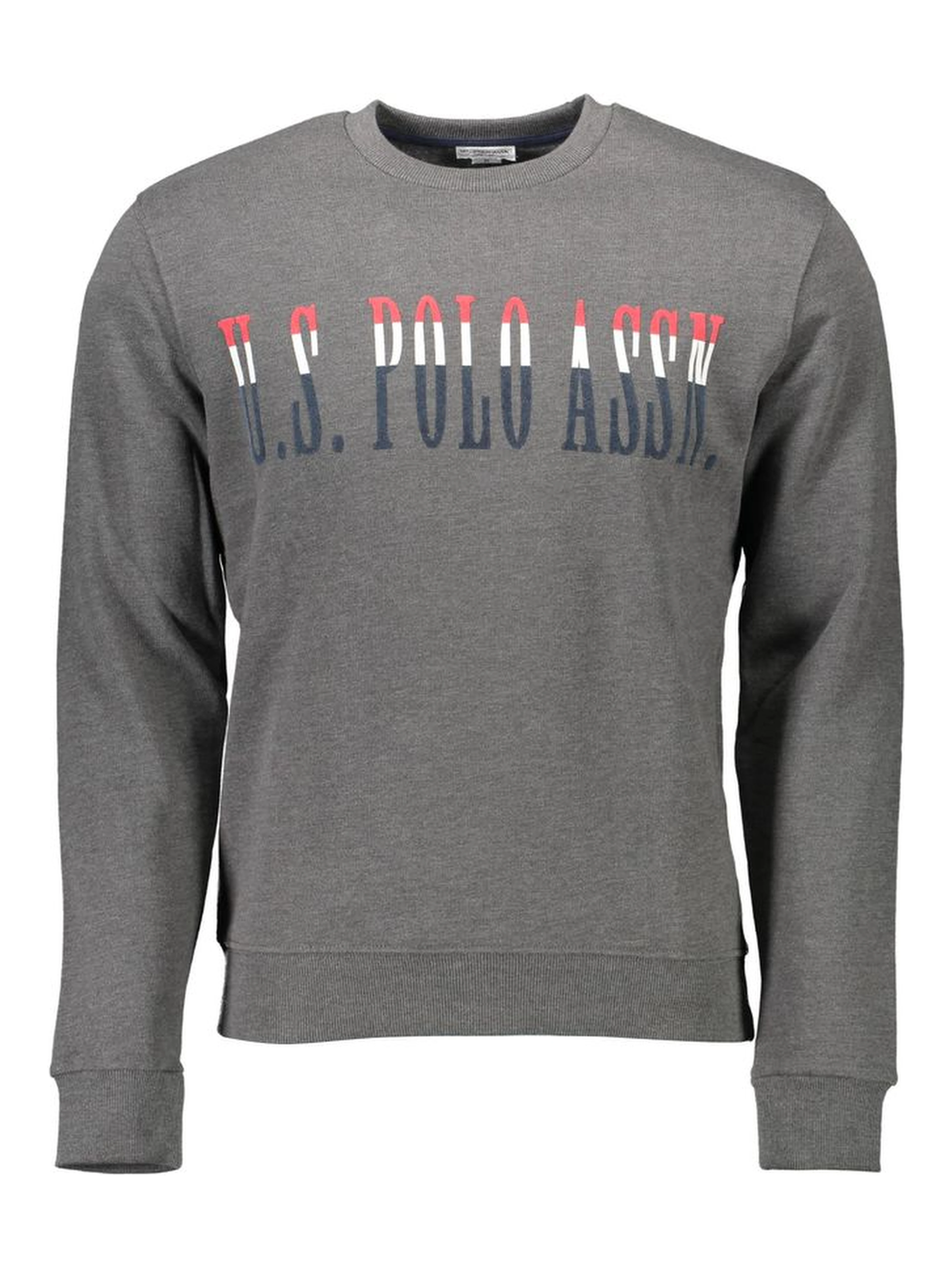 Gray Cotton Men Sweater