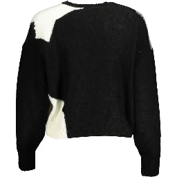 Black Polyester Sweater