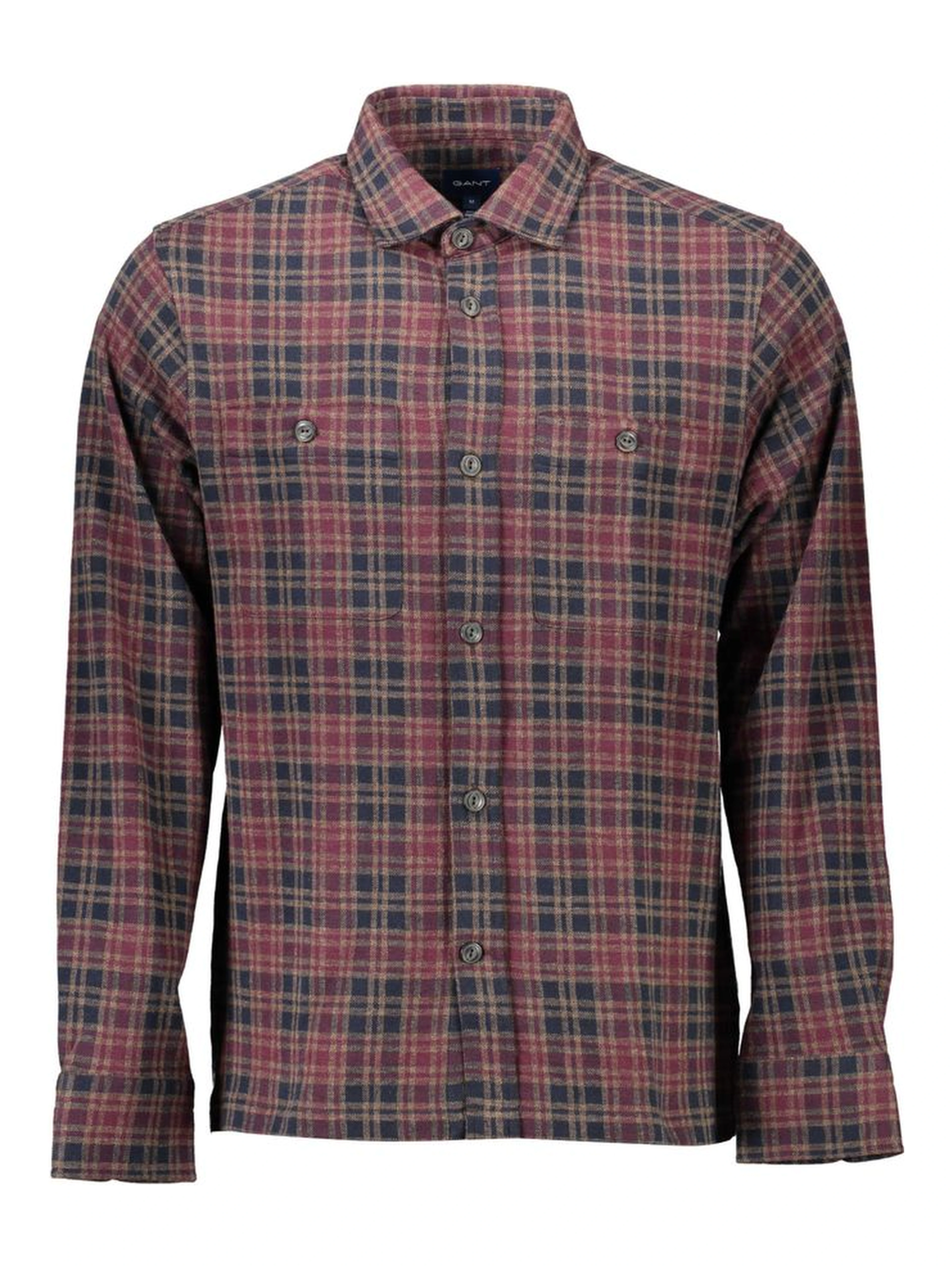 Marrone Cotton Mens Shirt