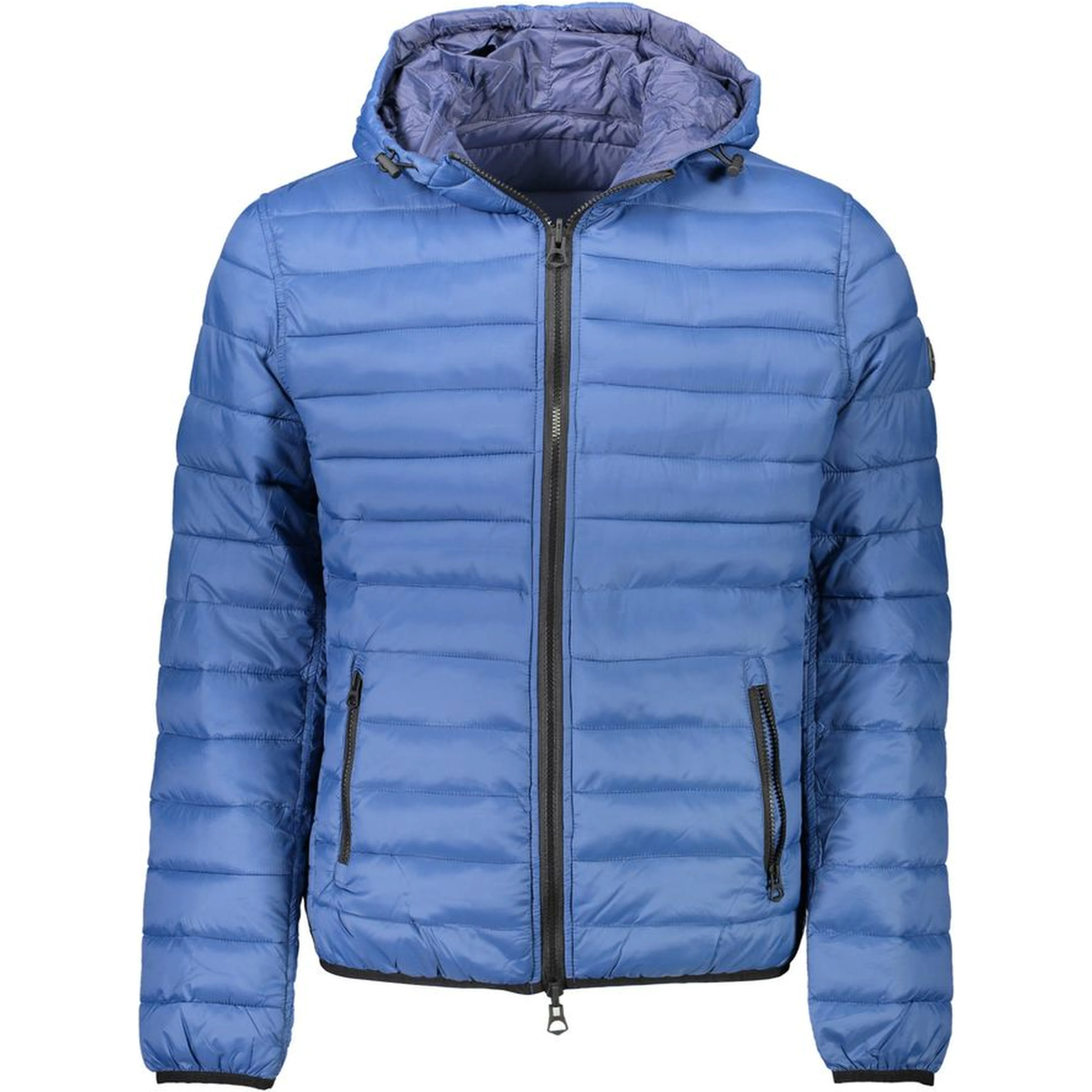 Blue Nylon Men's Jacket