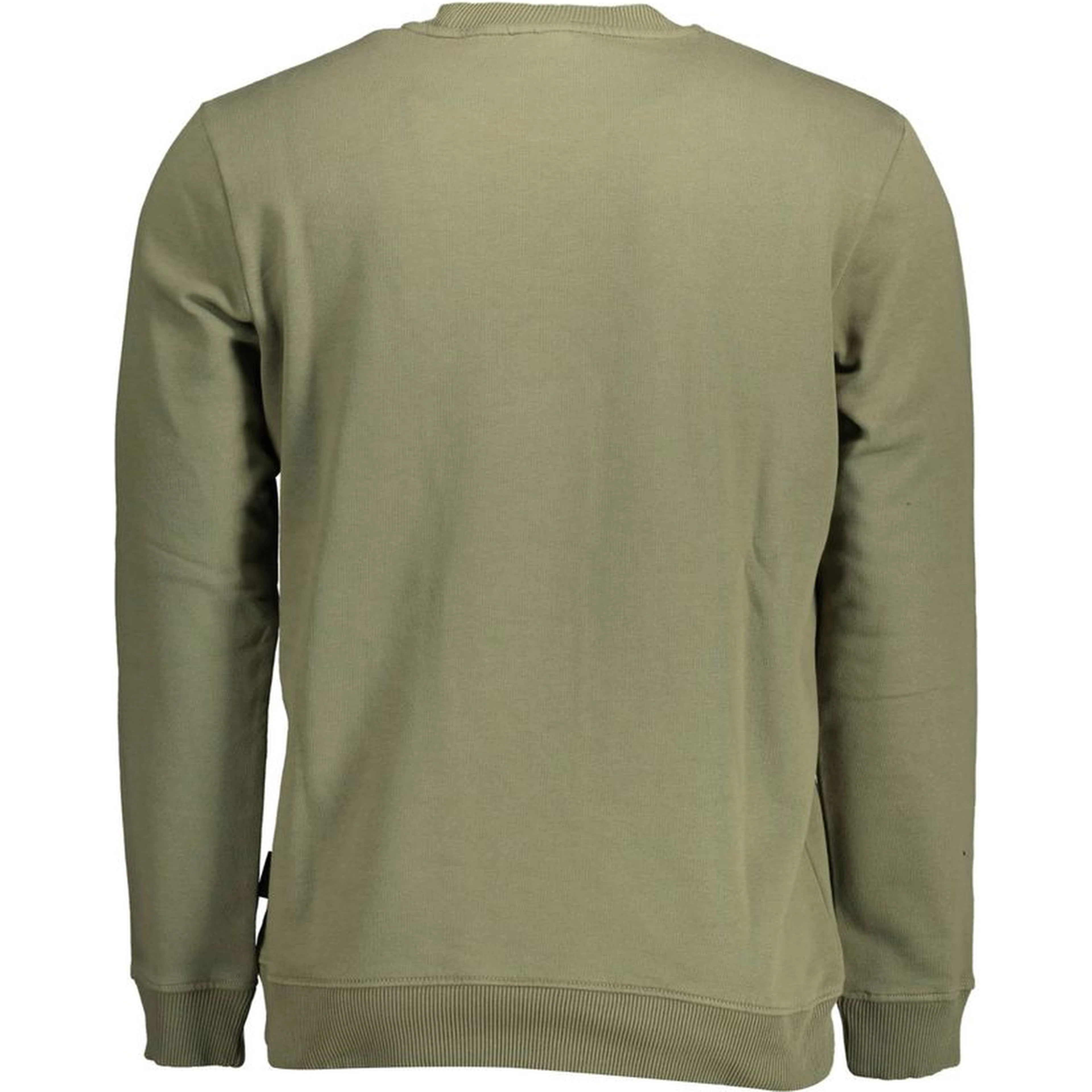 Green Cotton Men Sweater