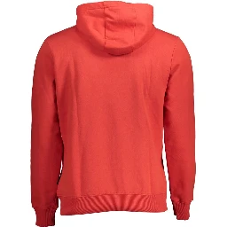 Red Cotton Men Sweater