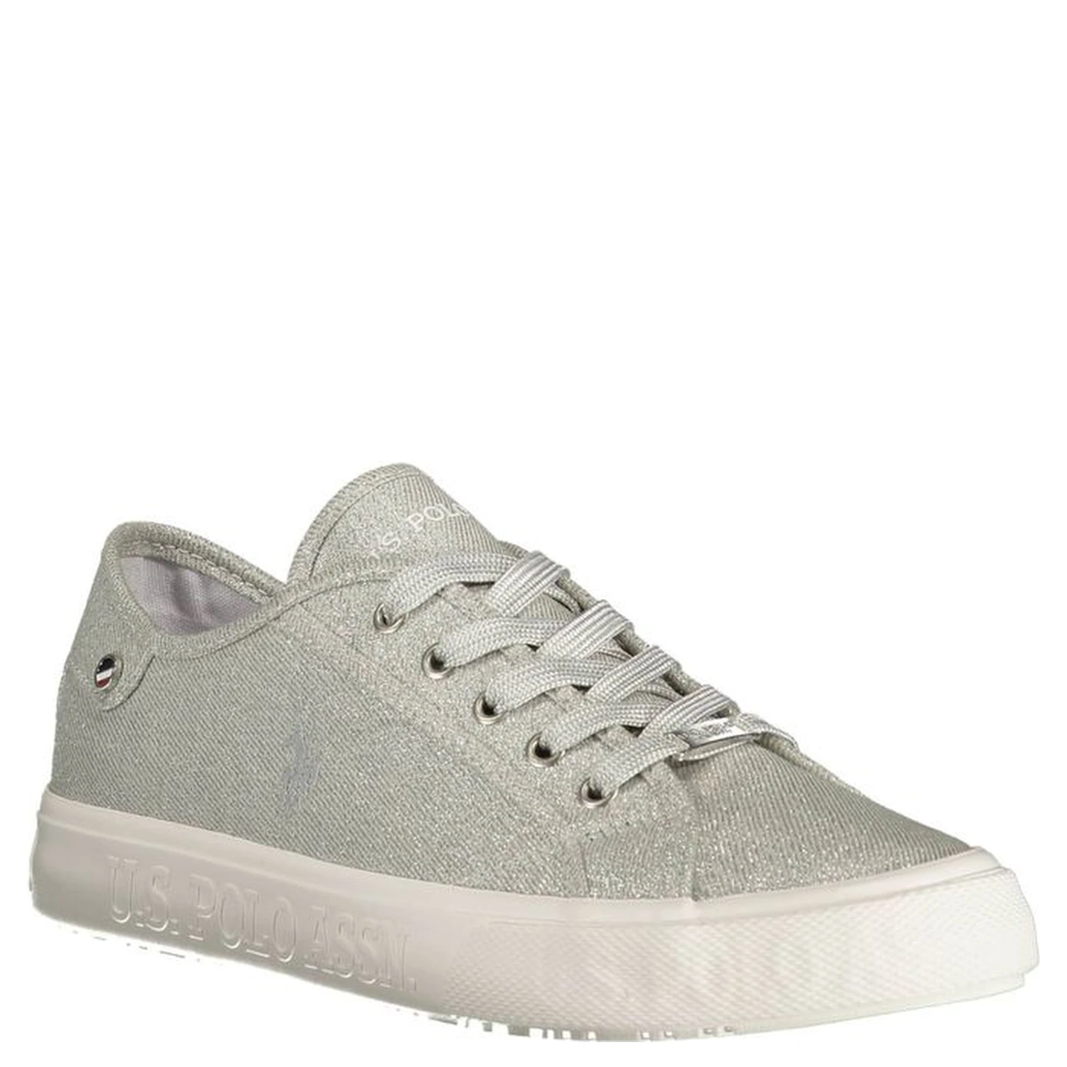 Gray Polyester Sneaker