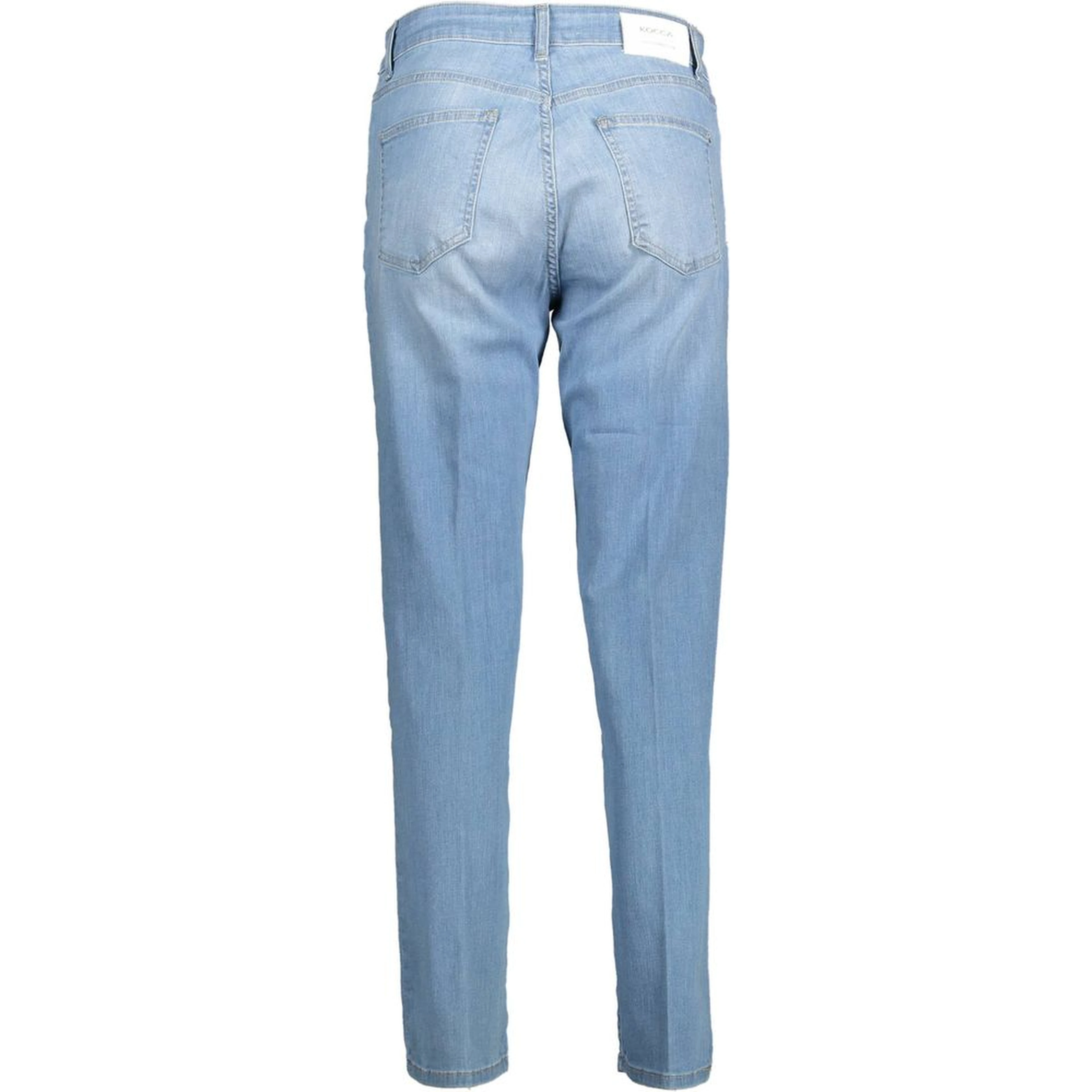 Blue Cotton Women Jeans