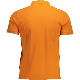 Orange Cotton Polo Shirt