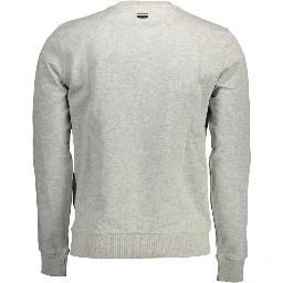 Gray Cotton Men Sweater