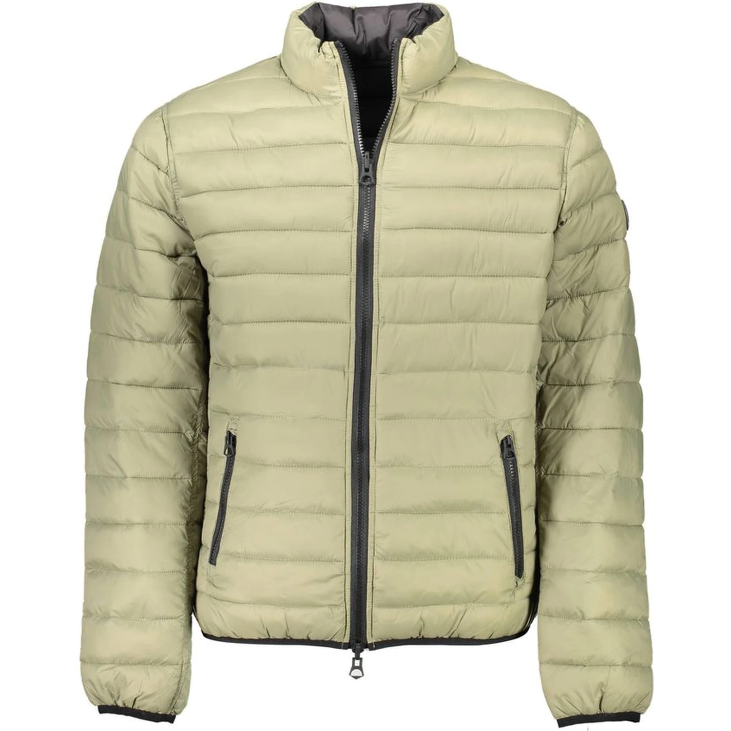 Green Nylon Men Jacket