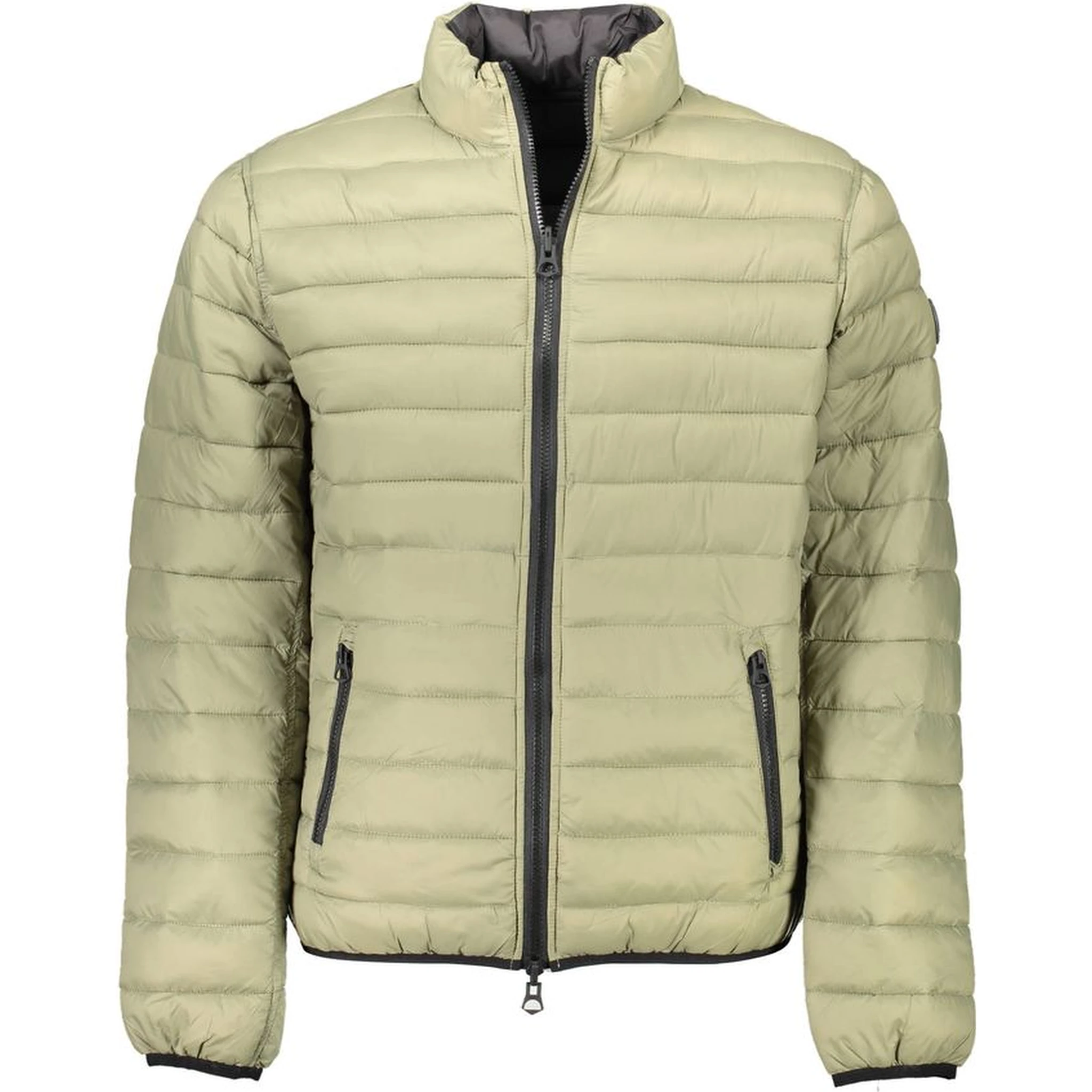 Green Nylon Men Jacket