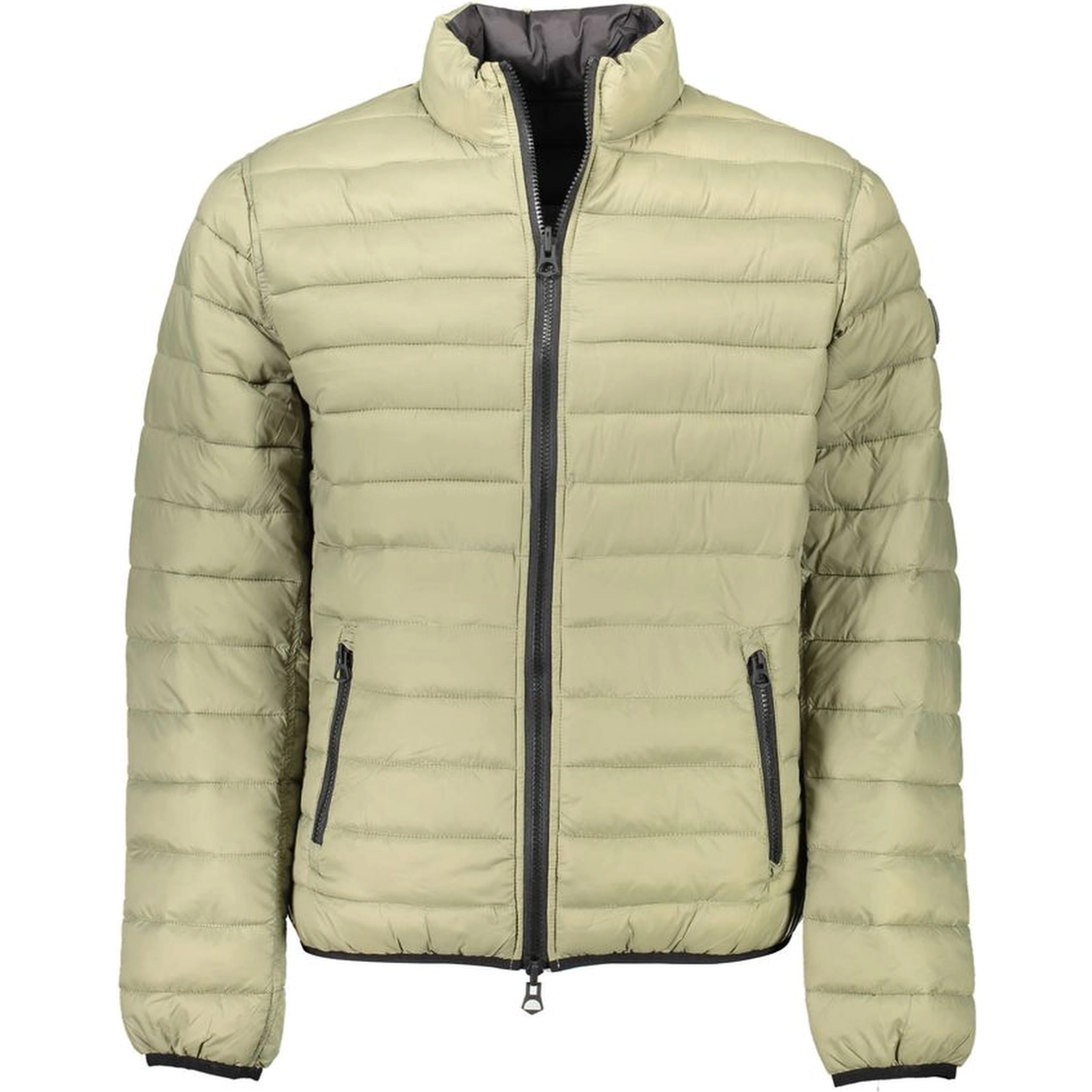 Green Nylon Men Jacket