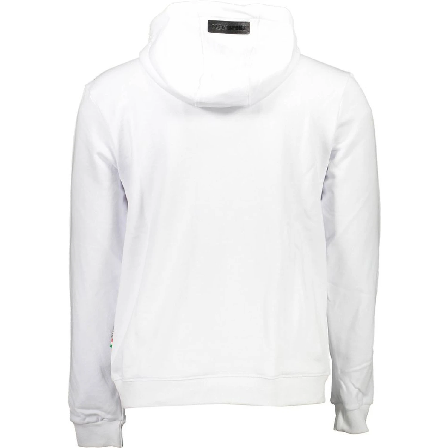 White Cotton Mens Sweatshirt