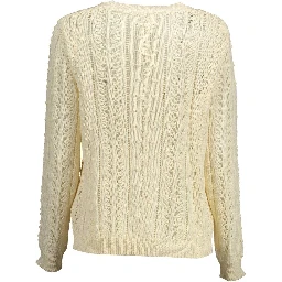White Polyester Sweater