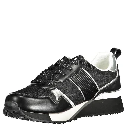 White Polyester Sneaker