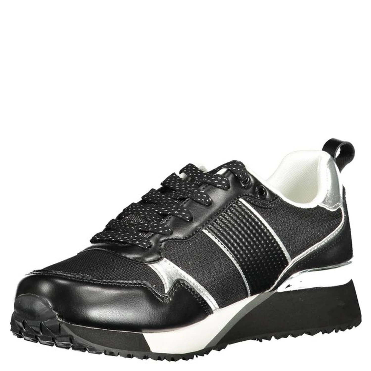 White Polyester Sneaker