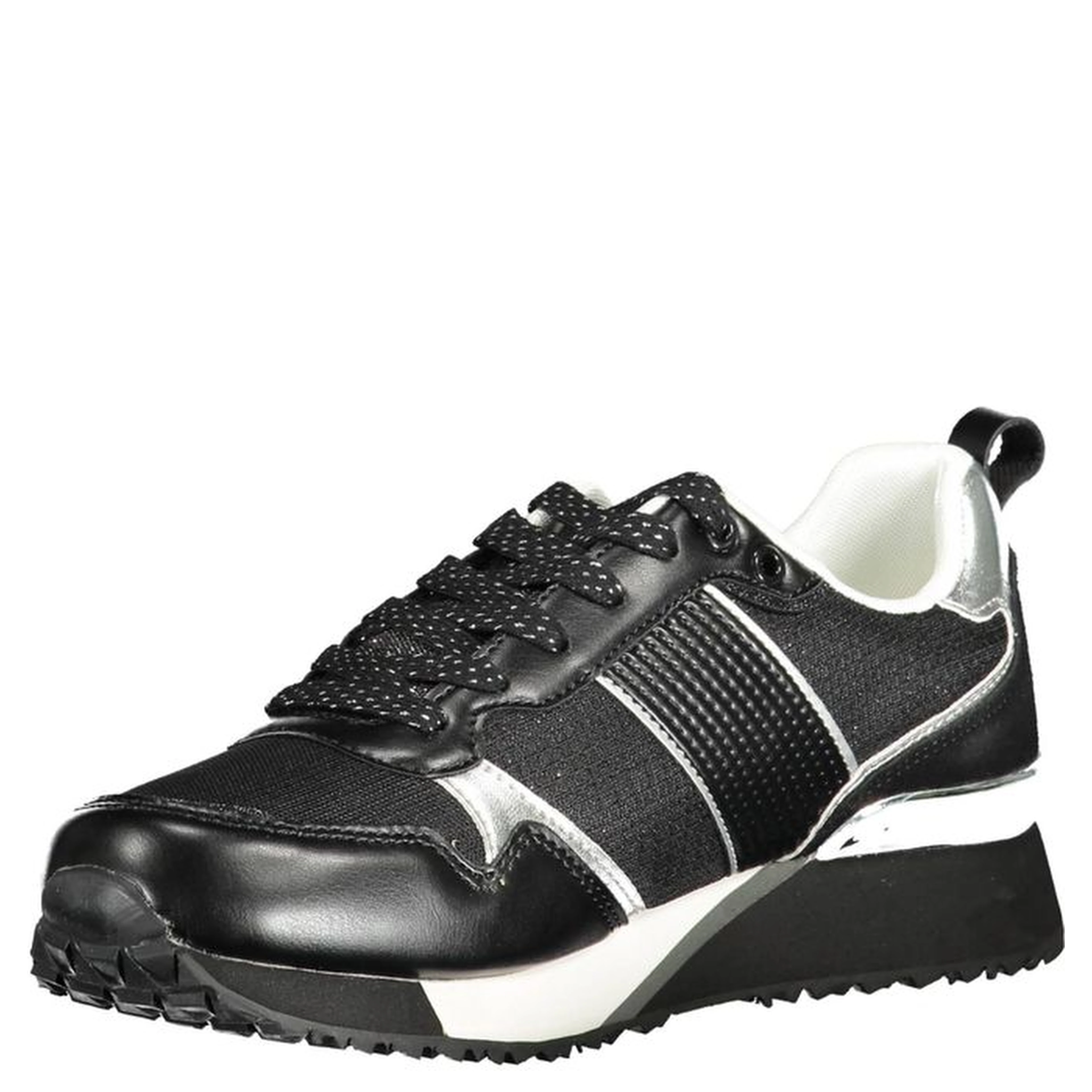 White Polyester Sneaker