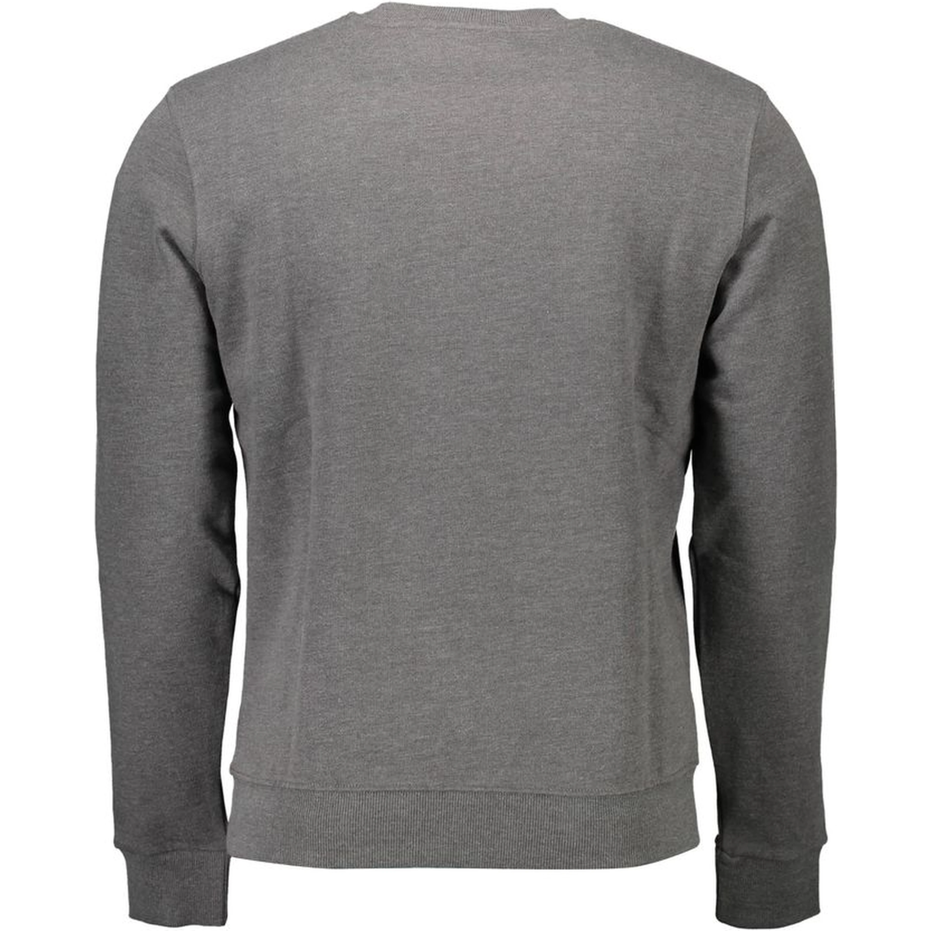 Gray Cotton Men Sweater