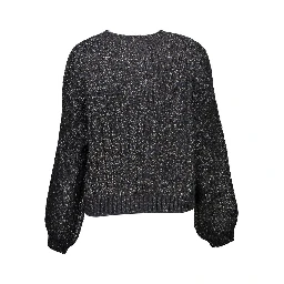 Black Polyester Sweater