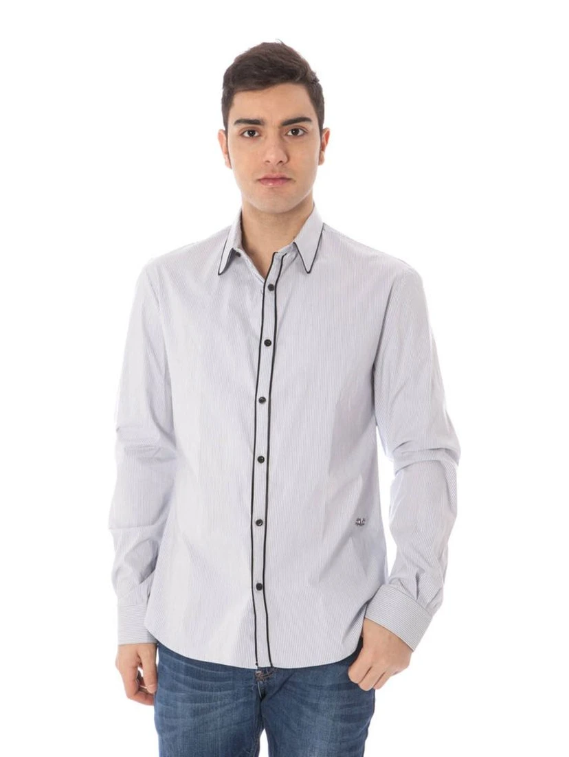 Azzurro Cotton Men Shirt