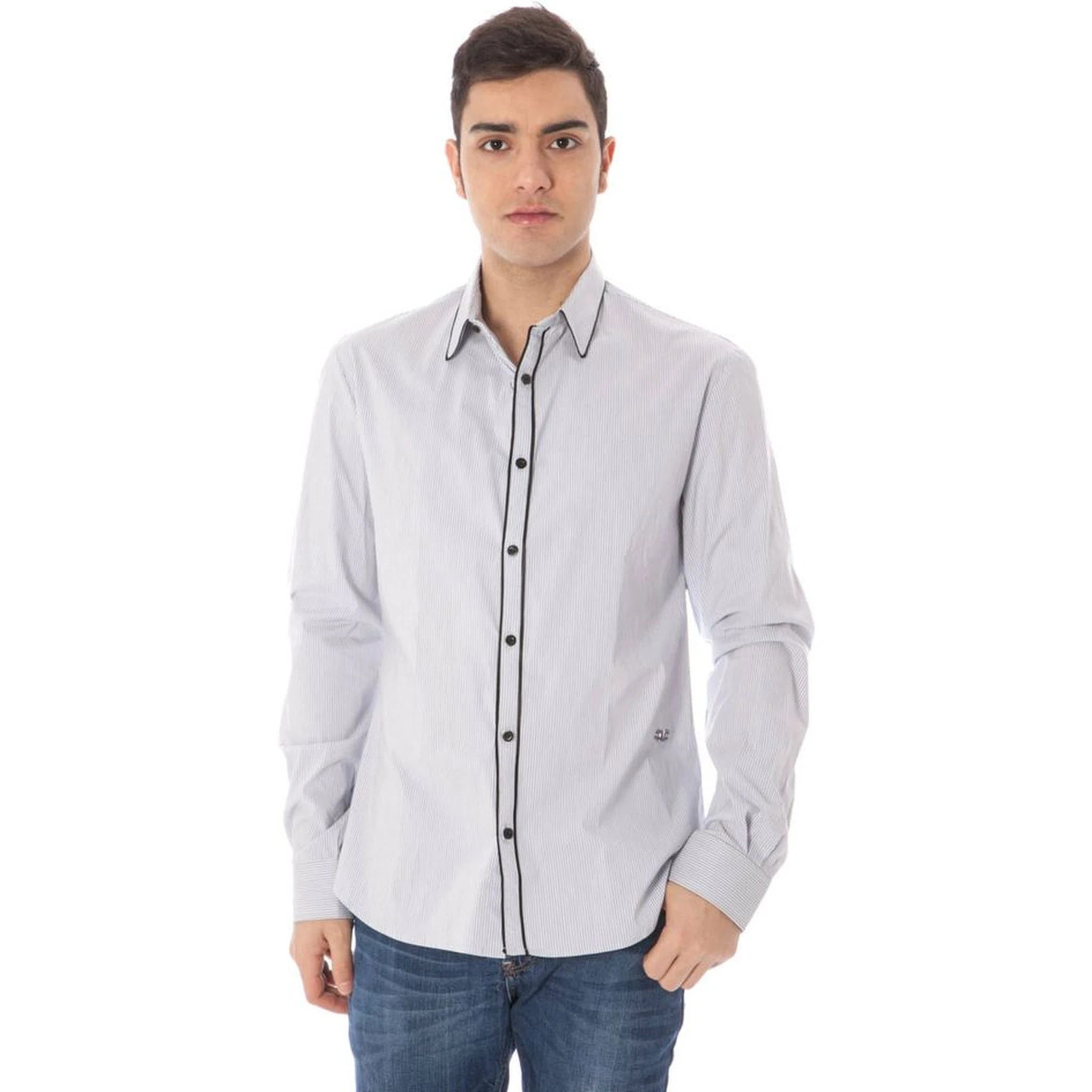 Azzurro Cotton Men Shirt