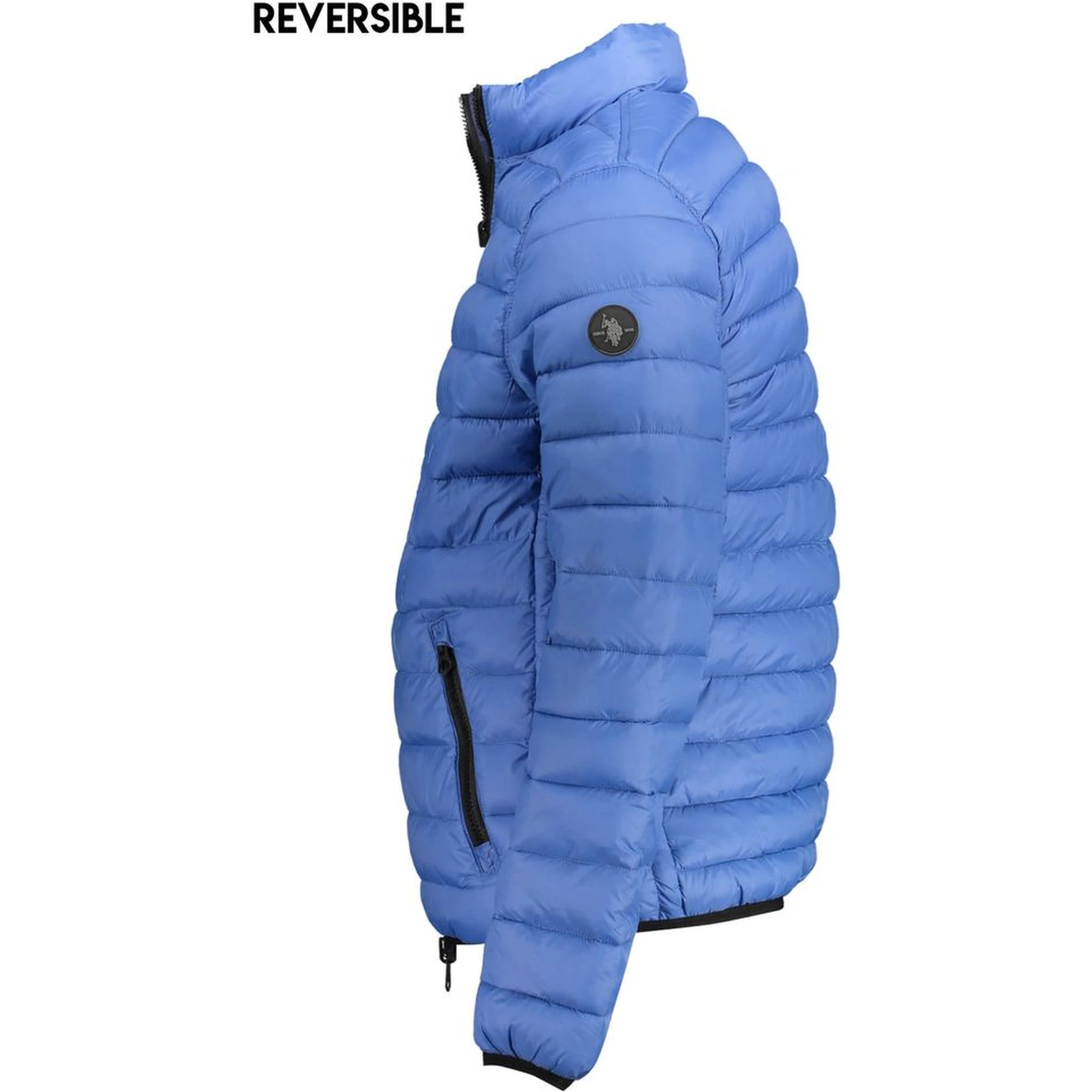 Blue Nylon Jackets & Coat