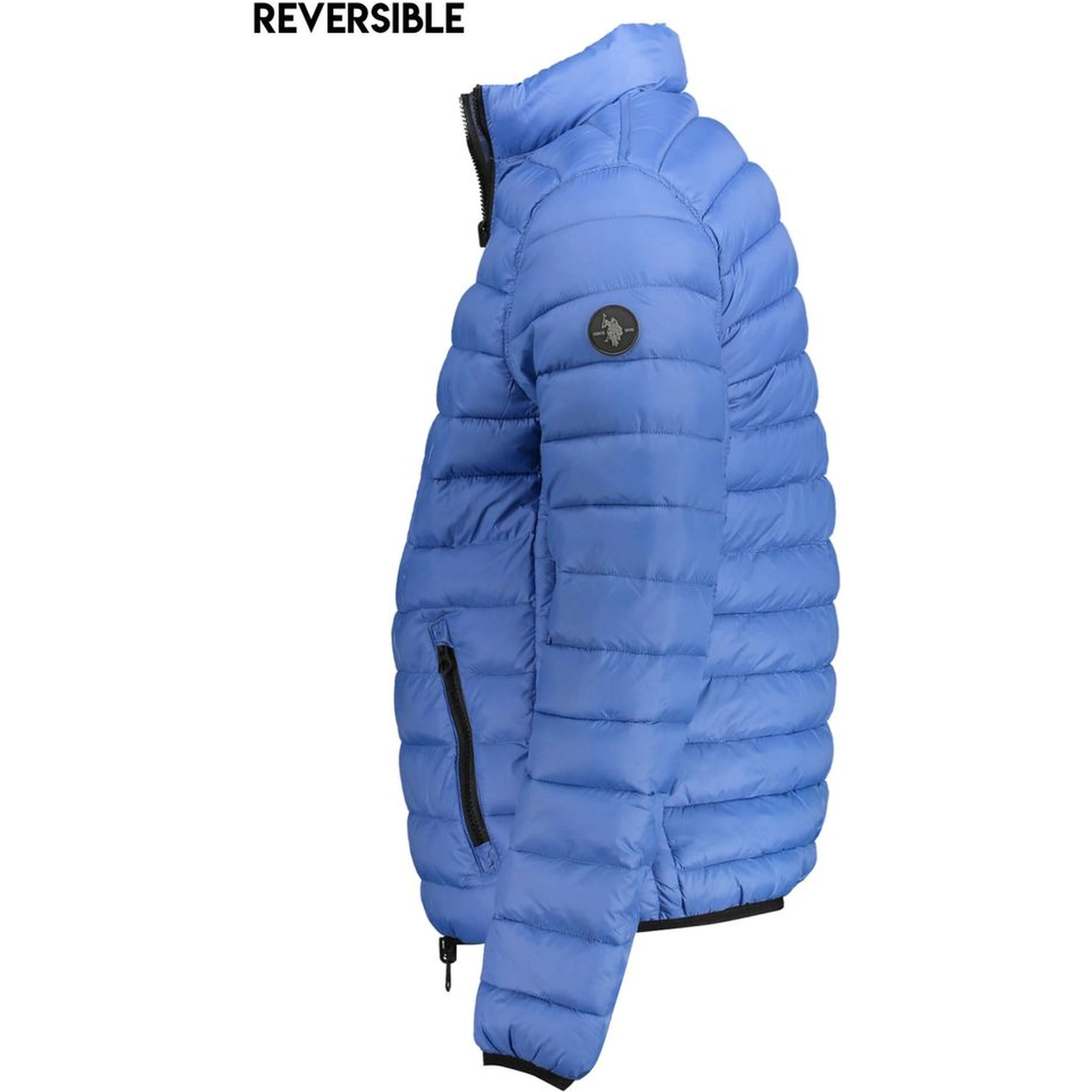 Blue Nylon Jackets & Coat