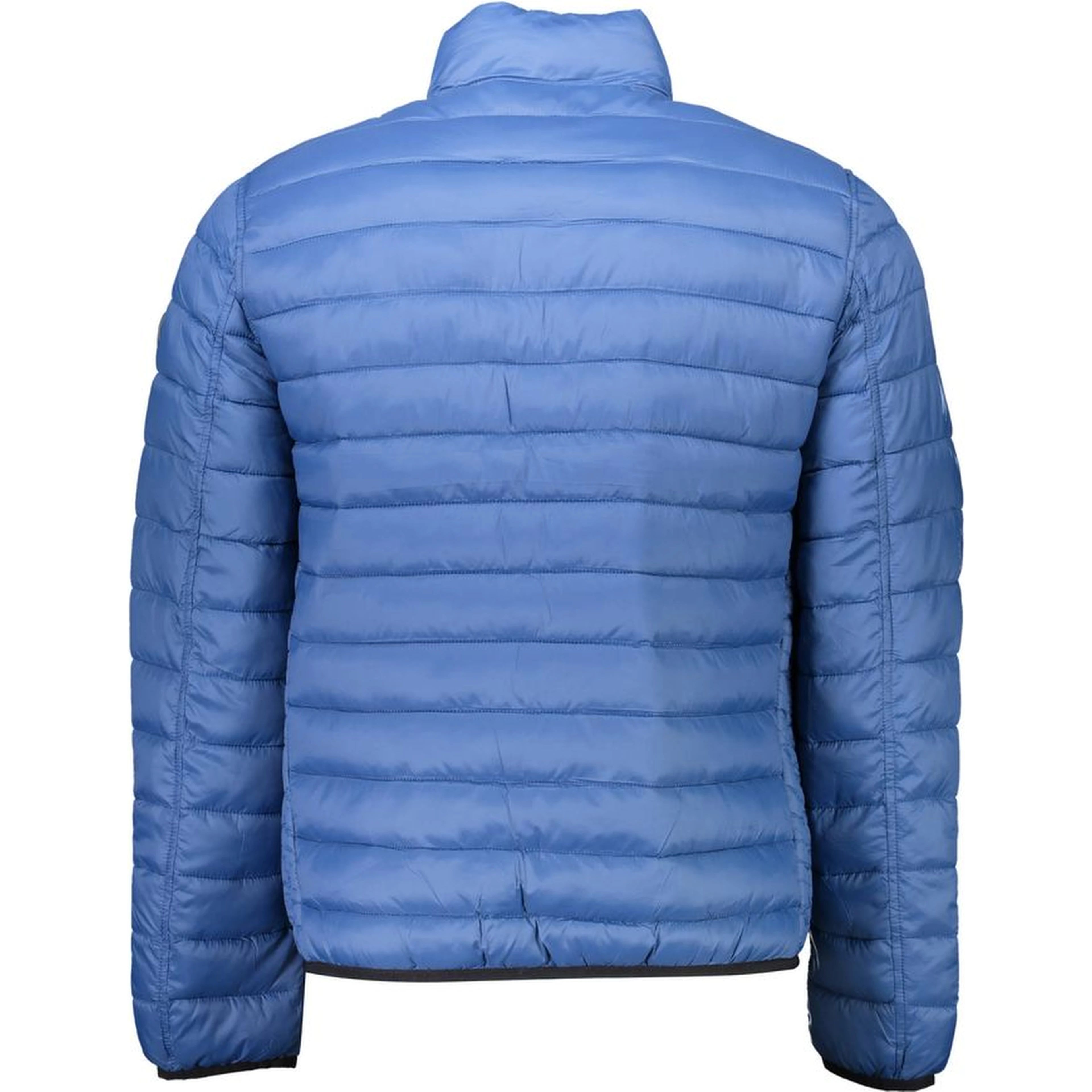 Blue Nylon Men Jacket